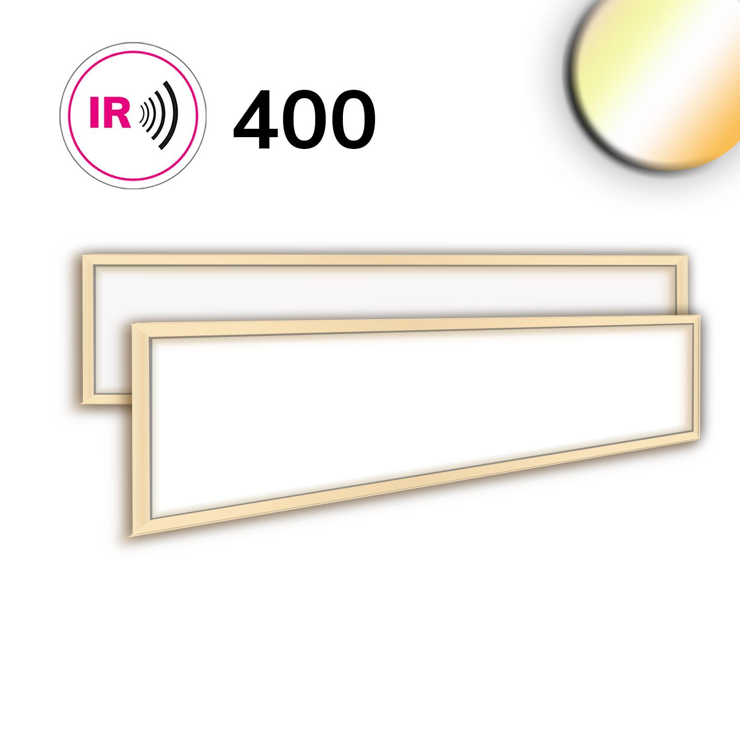ISOLED LED Leuchtrahmen H25, Innenformat 320x1500mm, 75W, weißdynamisch, CRI92 ISOLED LED Leuchtrahmen H25, Innenformat 320x1500mm, 75W, weißdynamisch, CRI92 - 1