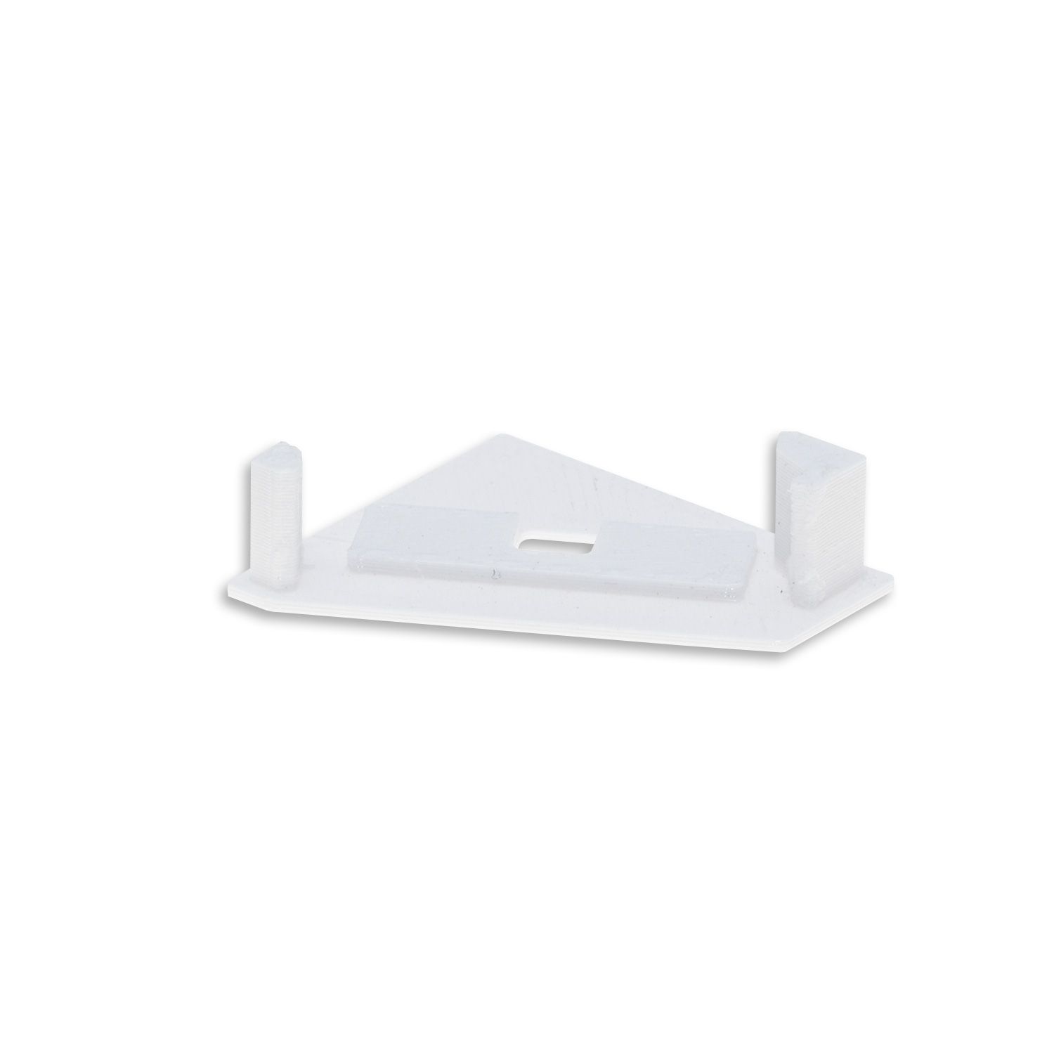 ISOLED Endkappe EC111L weiß für Profil CORNER18 mit Kabeldurchführung, links 1 STK - 2