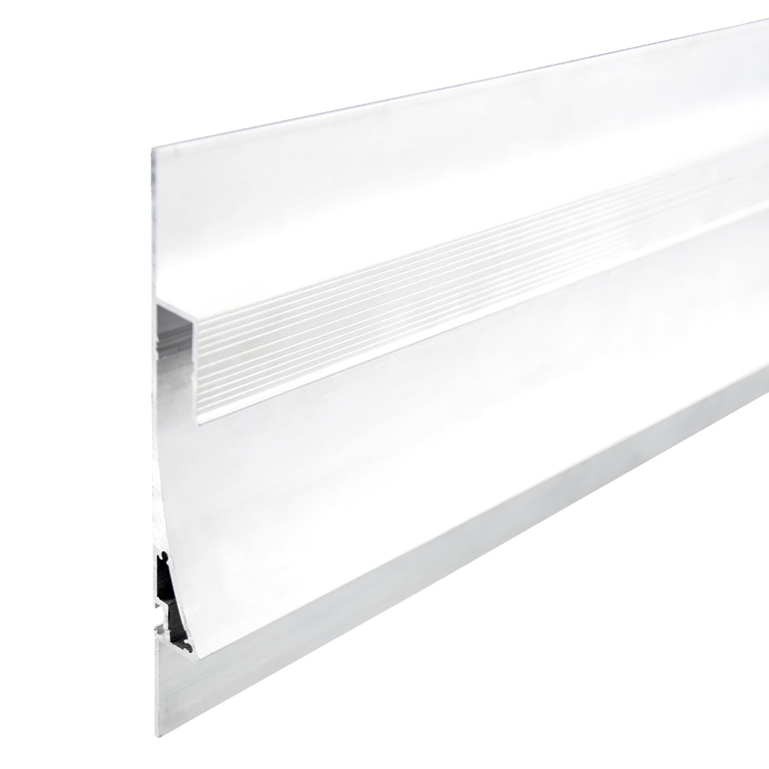 ISOLED LED Trockenbau-Leuchtenprofil Single Curve, weiß 200cm ISOLED LED Trockenbau-Leuchtenprofil Single Curve, weiß 200cm - 1