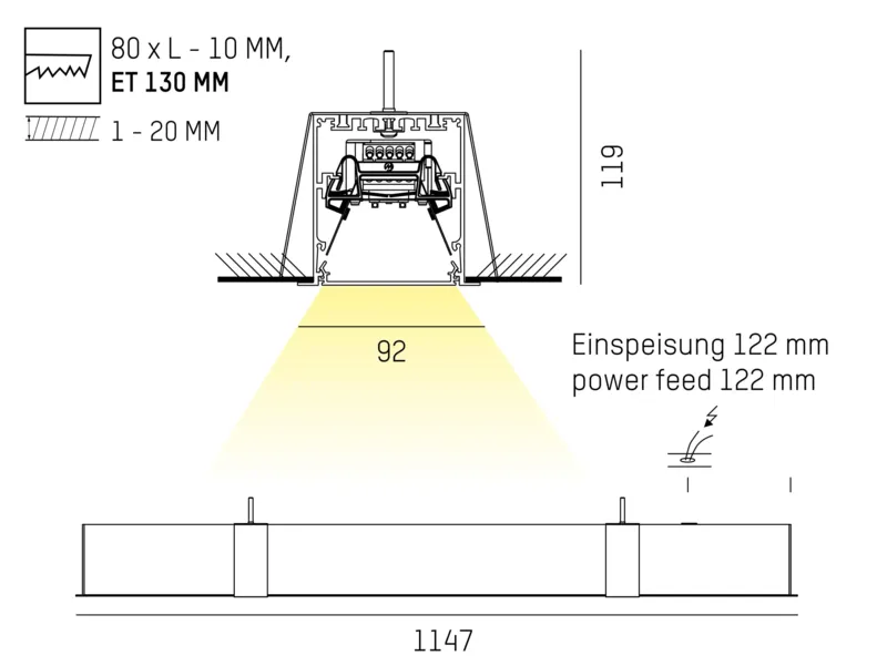 Molto Luce LOG IN 2.1 R (aluminium eloxiert) - 2
