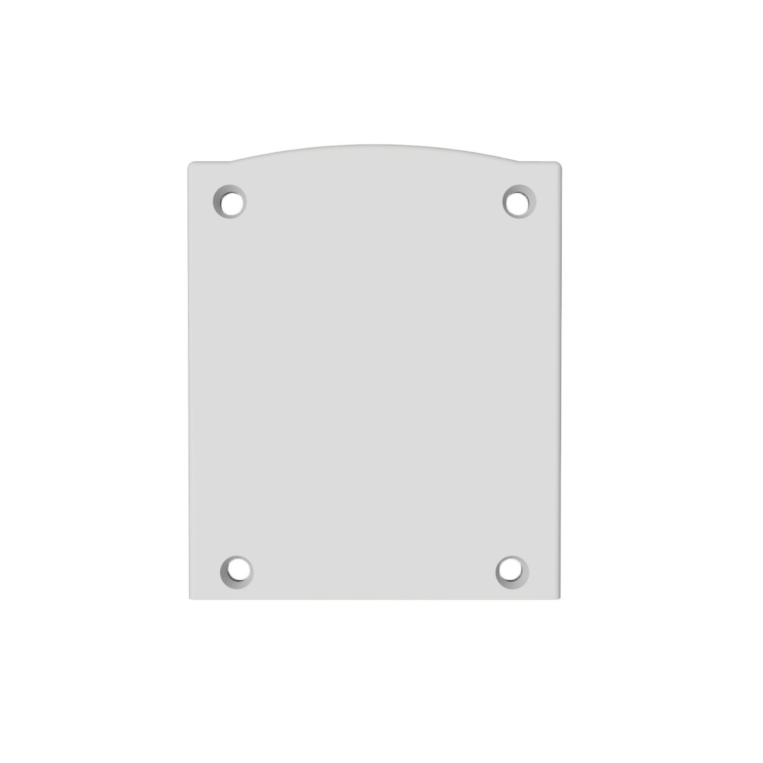 ISOLED Endkappe EC116 Alu weiß für LAMP30 V1+V2, Halbrund, 2 STK, inkl. Schrauben ISOLED Endkappe EC116 Alu weiß für LAMP30 V1+V2, Halbrund, 2 STK, inkl. Schrauben - 1