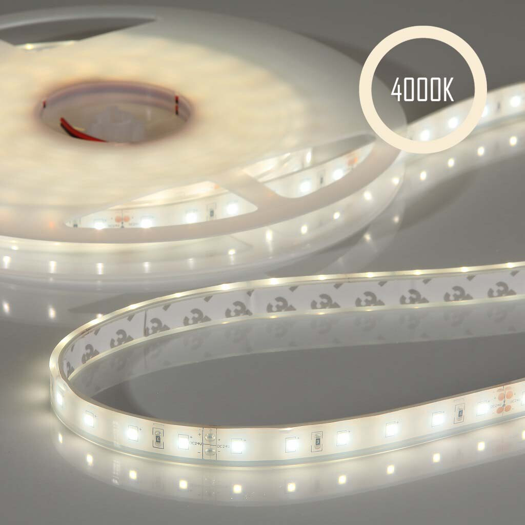Emilum Flex Stripe 24V, 14.4W, 4000K, CRI90, 60LED, IP68, 12,5mm - Produktbild 1