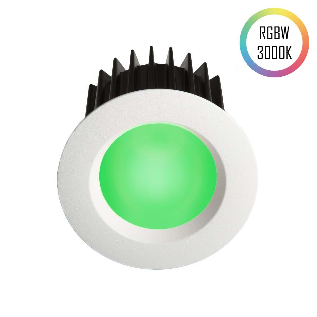 Emilum LED-Spot 24V, 10W, RGBW/3000K, CRI90 Weiß Emilum LED-Spot 24V, 10W, RGBW/3000K, CRI90 Weiß - 1