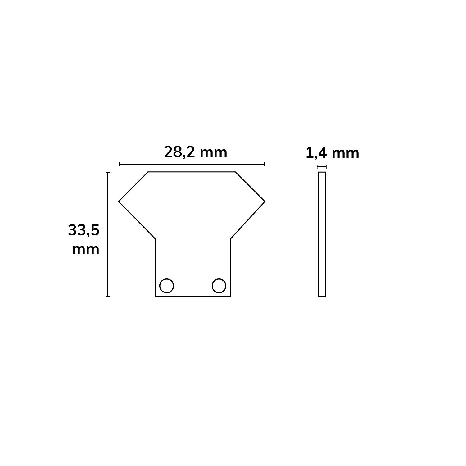 ISOLED Endkappe EC33 Alu für CORNER12 mit TUNNEL, 2 STK, inkl. Schrauben - 2