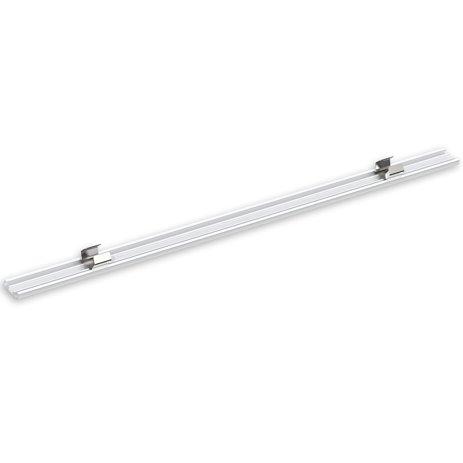 ISOLED FastFix LED Linearsystem R XL Blindabdeckung für Balkenaufnahme inkl. 2 erhöhte Metallclips, 1528mm - 2