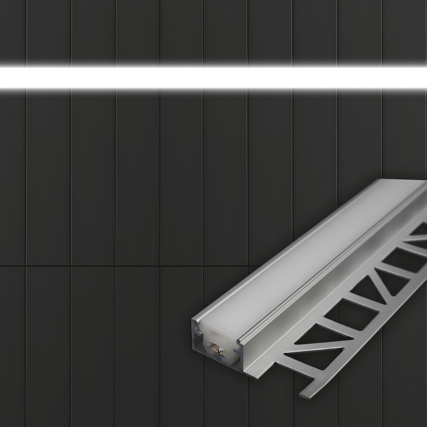 ISOLED LED NeonPRO919/950 CCT Custom Flexband B13H10 f. Fliesenp., 24V DC, 6W|6W, 300cm, IP67, 240 LED/m - 2