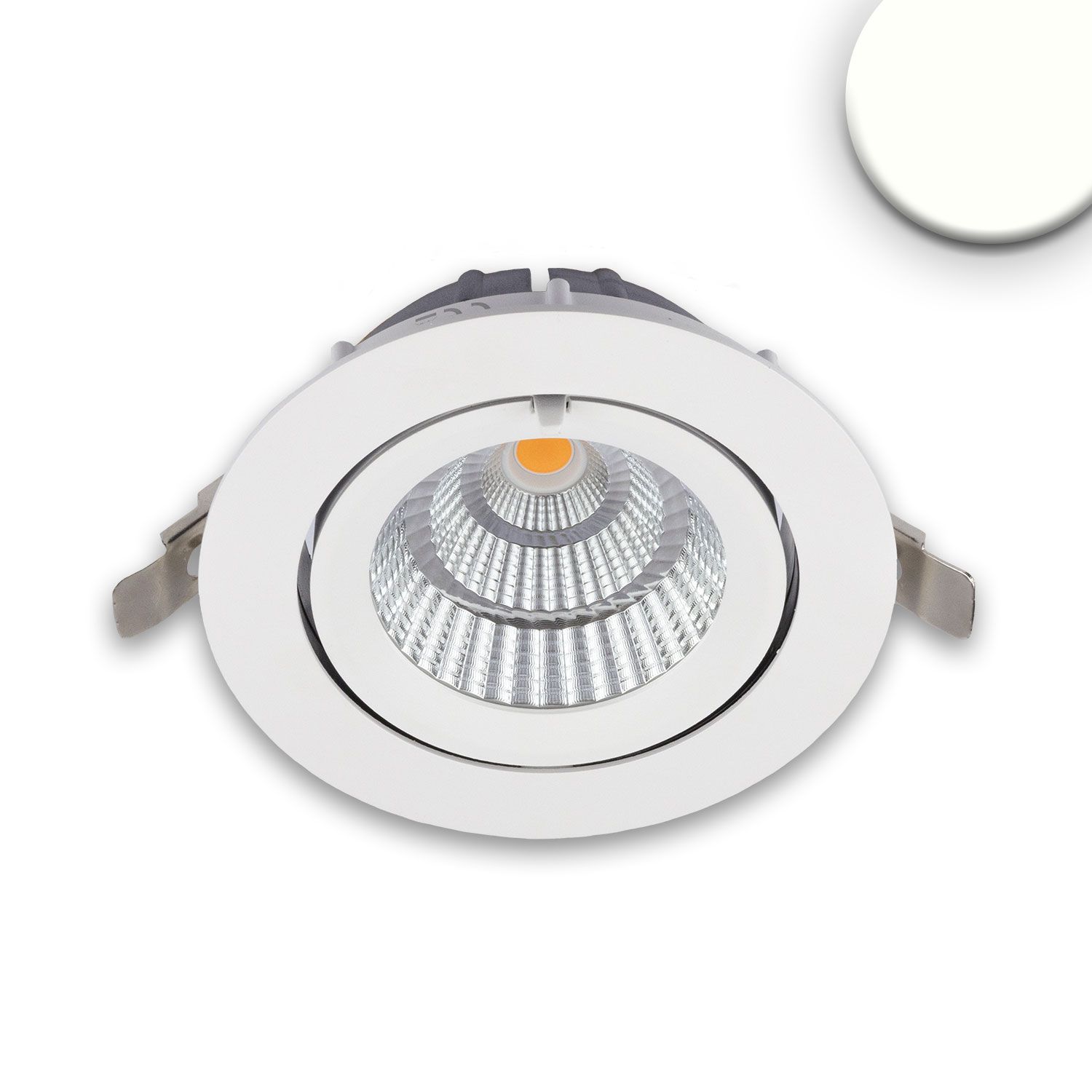 ISOLED LED Shop-Downlight Sphere, 35W, ausschwenkbar, weiß, neutralweiß ISOLED LED Shop-Downlight Sphere, 35W, ausschwenkbar, weiß, neutralweiß - 1
