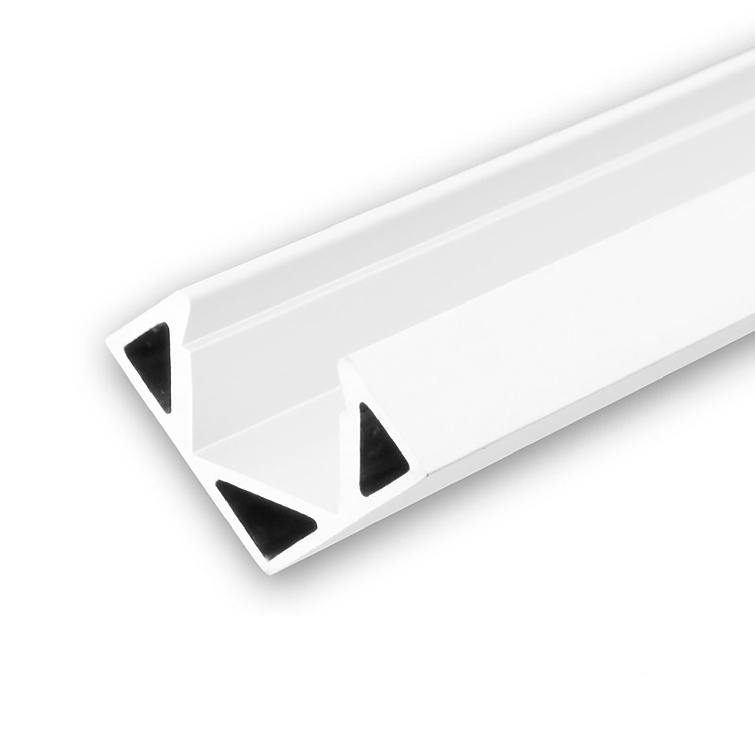ISOLED LED Eckprofil CORNER11 Aluminium pulverbeschichtet weiß RAL 9010, 200cm - 1