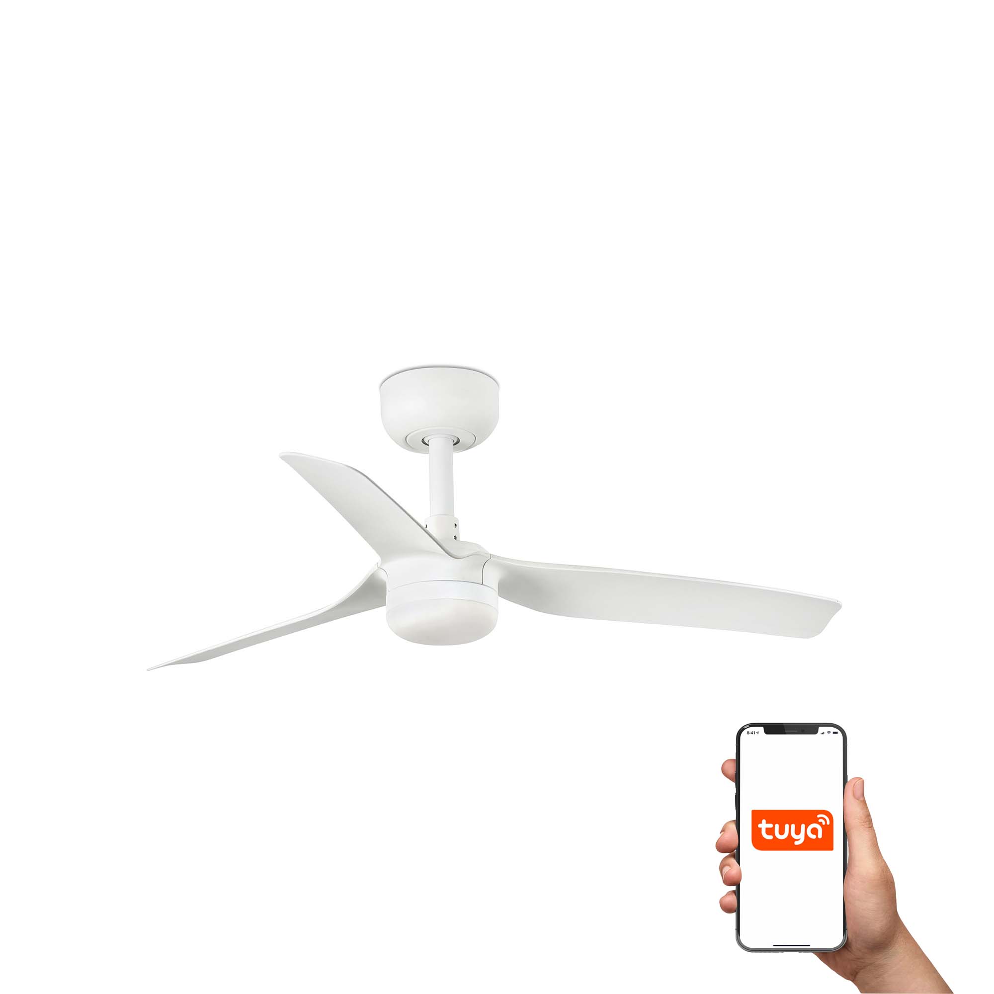 Faro MINI PUNT S LED-Gleichstrom-Ventilator weiß TUYA - 1