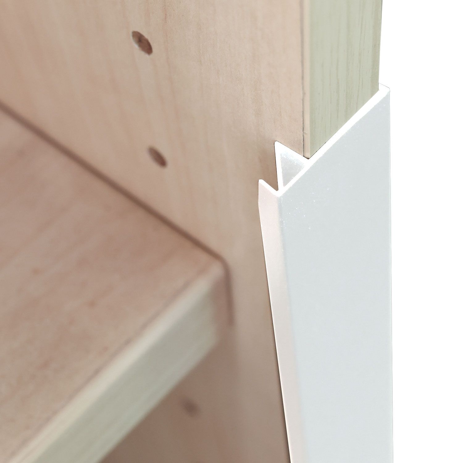 ISOLED LED Regalkantenprofil FURNIT10 SHELF, 19mm, Aluminium, weiß, RAL9010 - 5