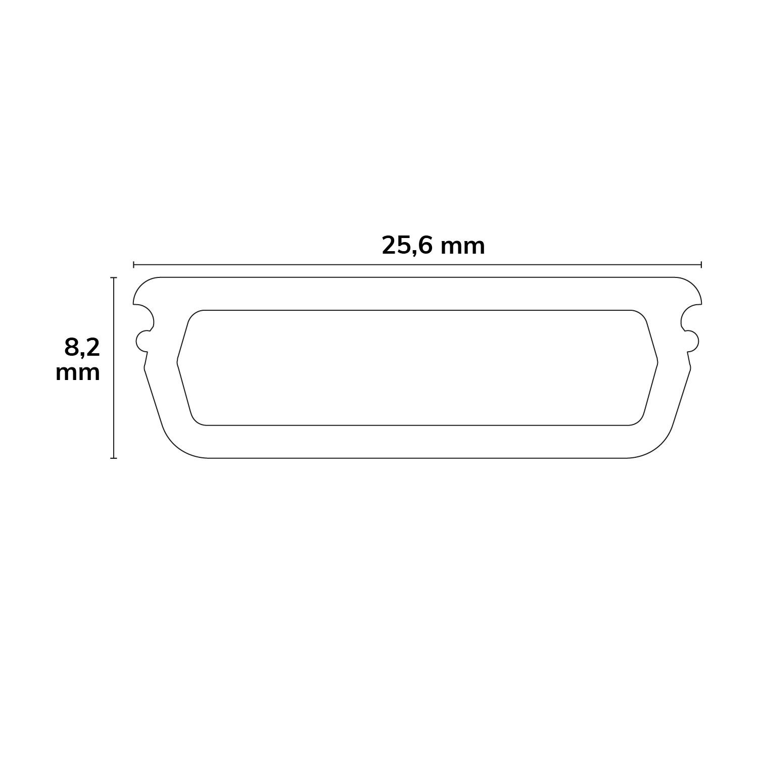 ISOLED Schutzcover C10S soft 500cm für T-Profil 20 - 2