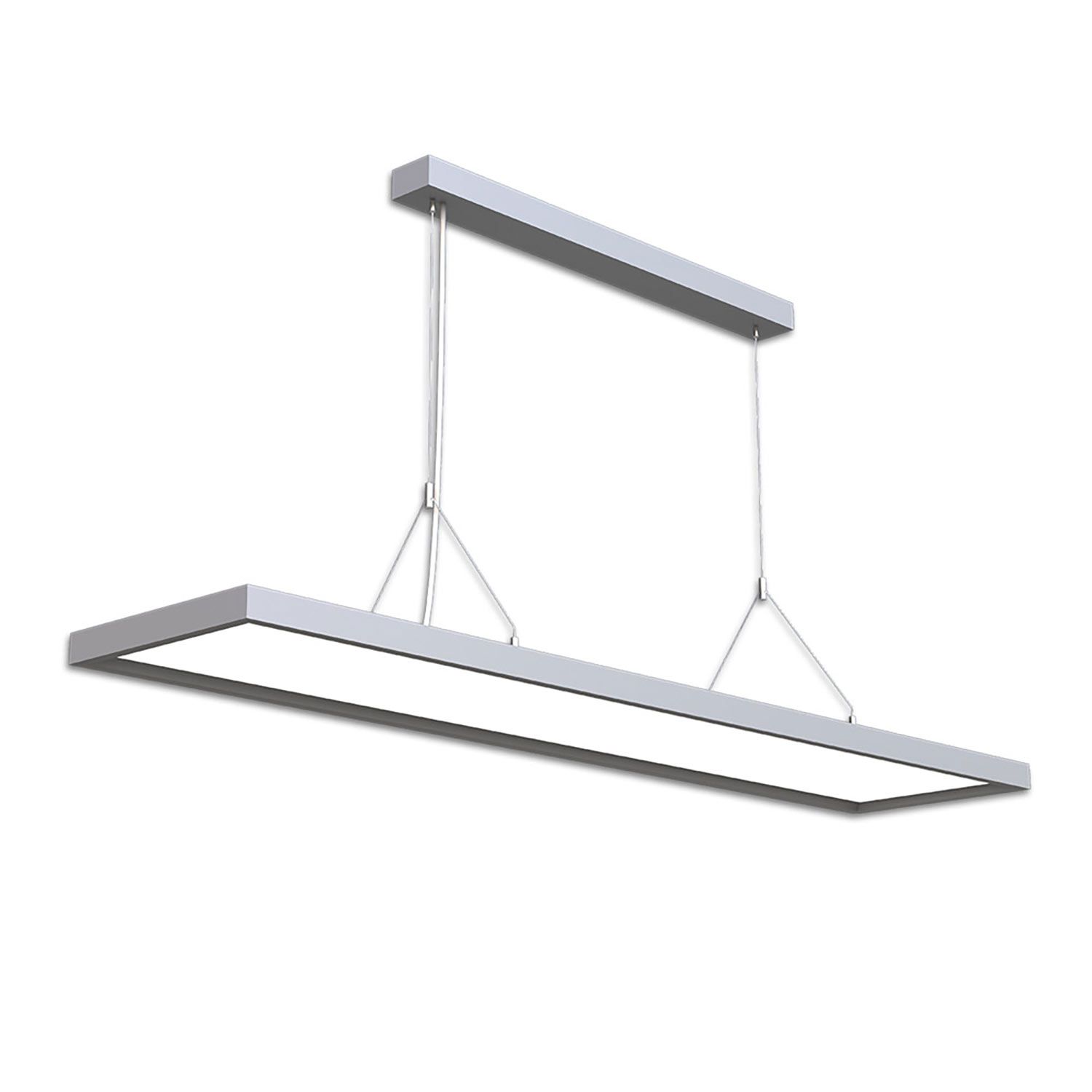 ISOLED LED Office Pro Pendelleuchte Up&Down, 20W+40W, silber, UGR ISOLED LED Office Pro Pendelleuchte Up&Down, 20W+40W, silber, UGR