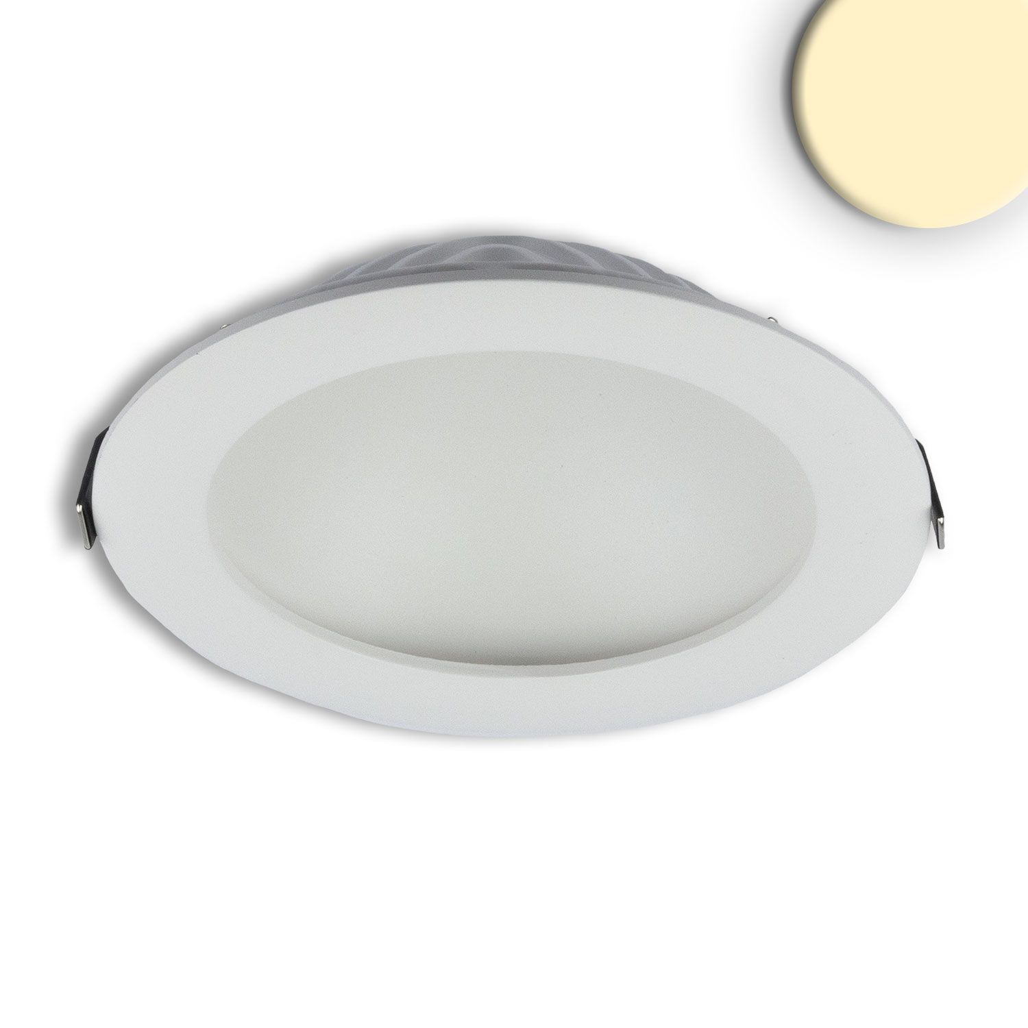 ISOLED LED Downlight LUNA 18W, indirektes Licht, weiß, warmweiß, dimmbar - 1