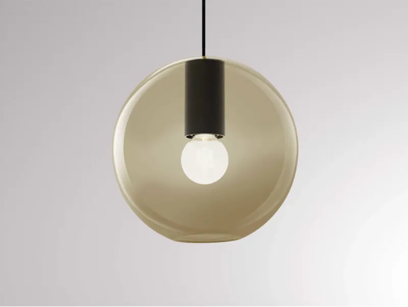 Molto Luce LOON MINI BALL VOLARE (schwarz/amber) Molto Luce LOON MINI BALL VOLARE (schwarz/amber) - 1