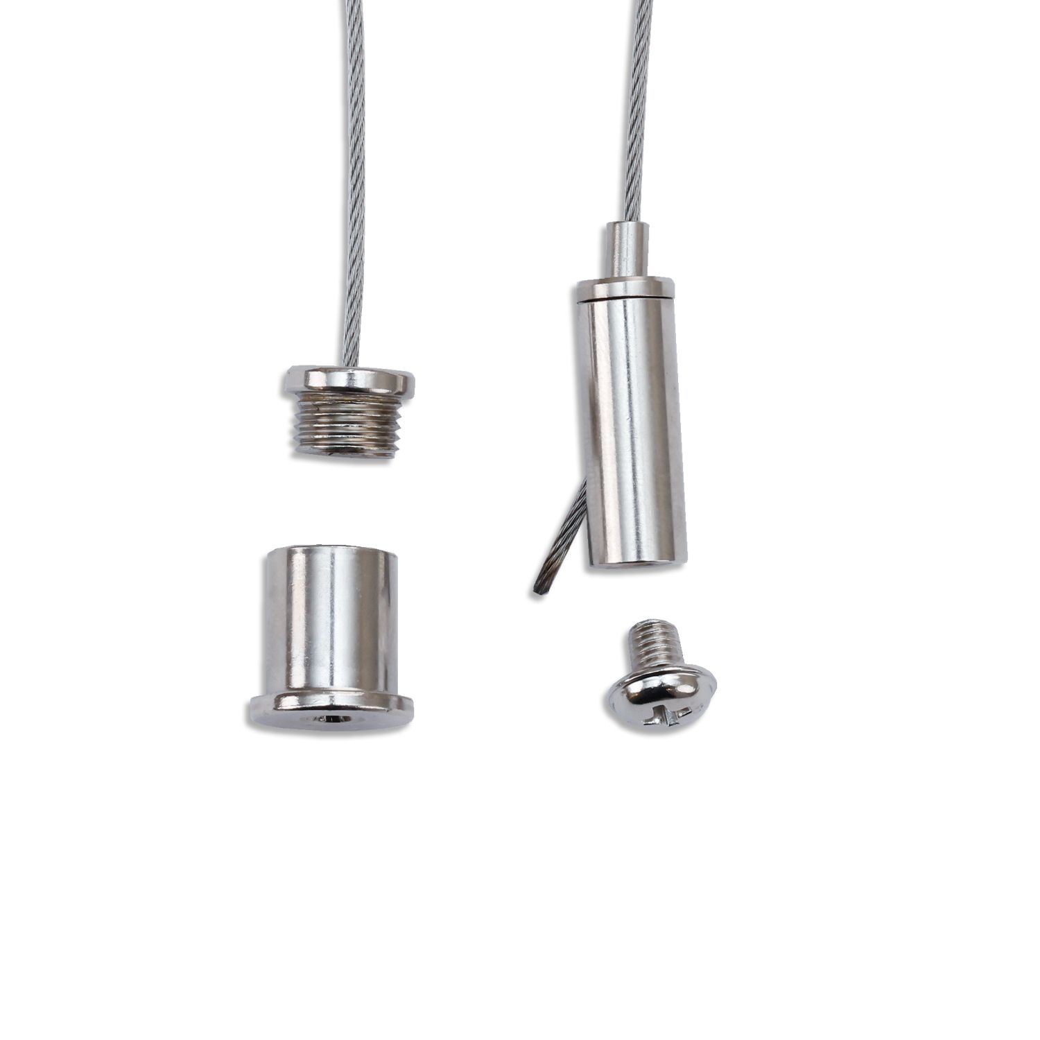 ISOLED Stahlseilabhängung (2 Stück) für Linearleuchte HP2, 1,5m - 4