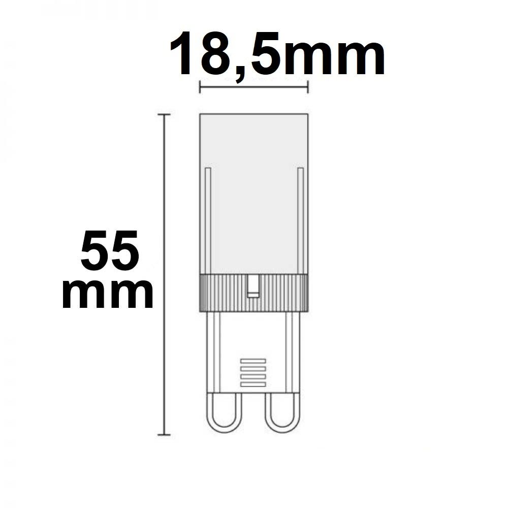 ISOLED G9 LED 32SMD, 5W, warmweiß - 2