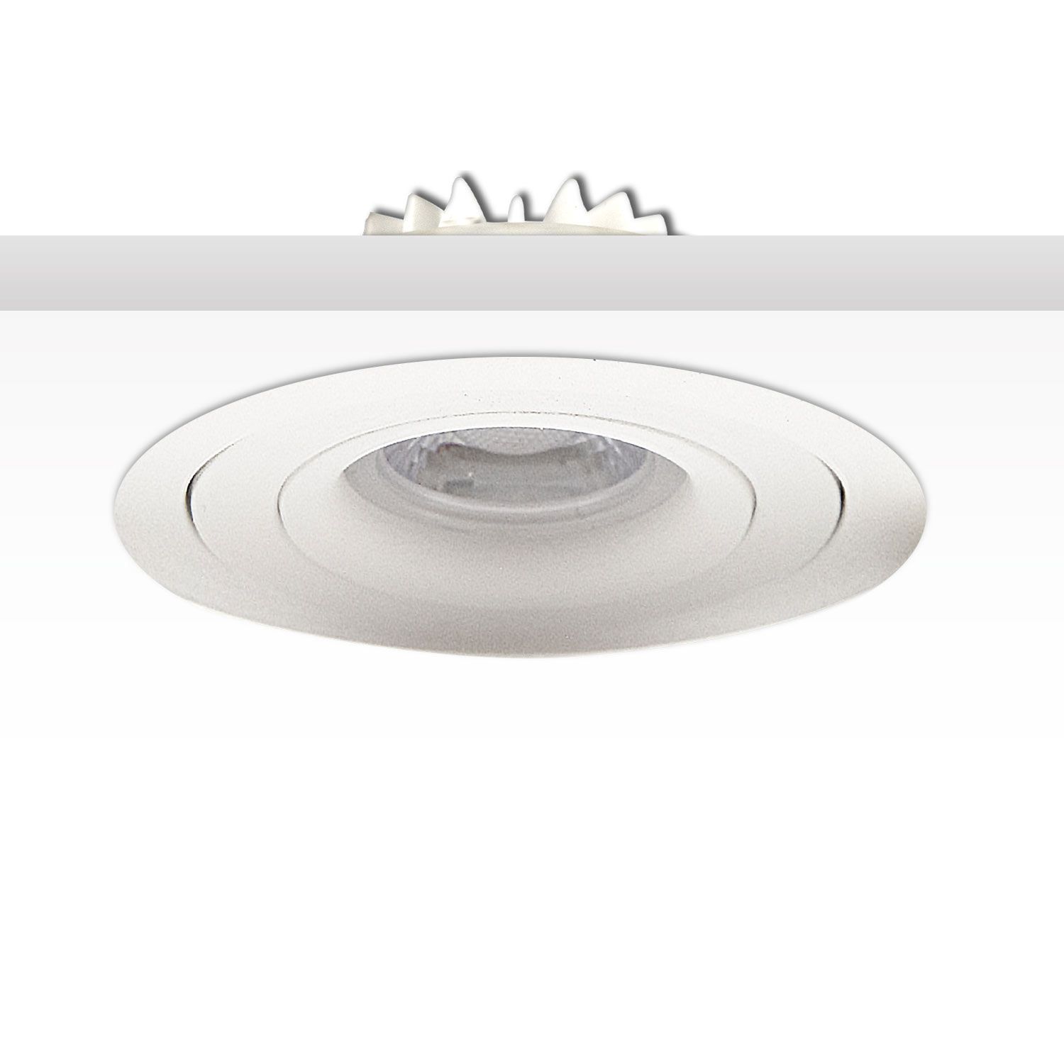 ISOLED LED Einbaustrahler SUNSET mit variabler Tiefe, weiß, 9W, 45°, 2000-2800K, Dimm-to-warm - 2