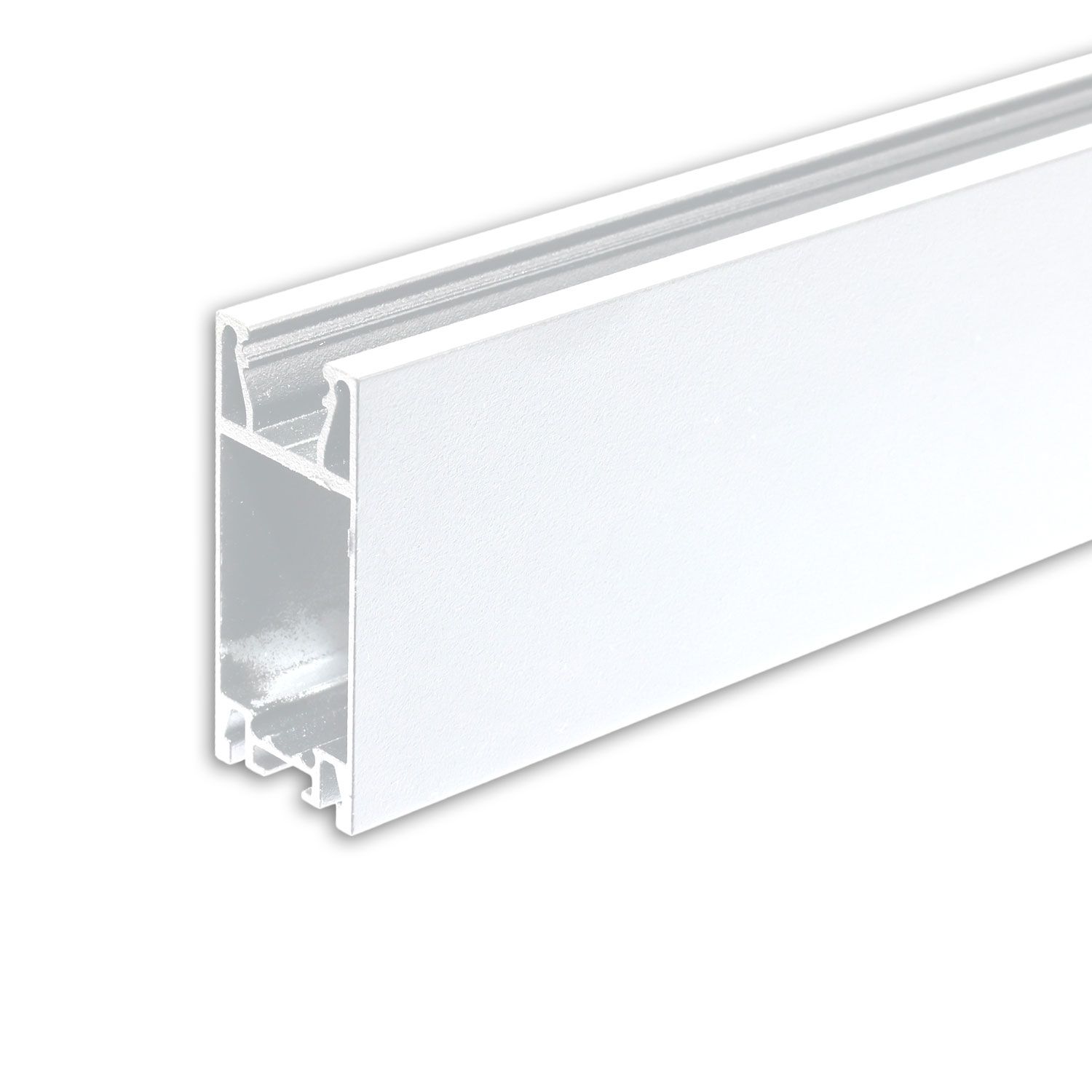 ISOLED Gardinenprofil Curtain10 ONE HIGH, weiß RAL 9010, 200cm ISOLED Gardinenprofil Curtain10 ONE HIGH, weiß RAL 9010, 200cm - 1