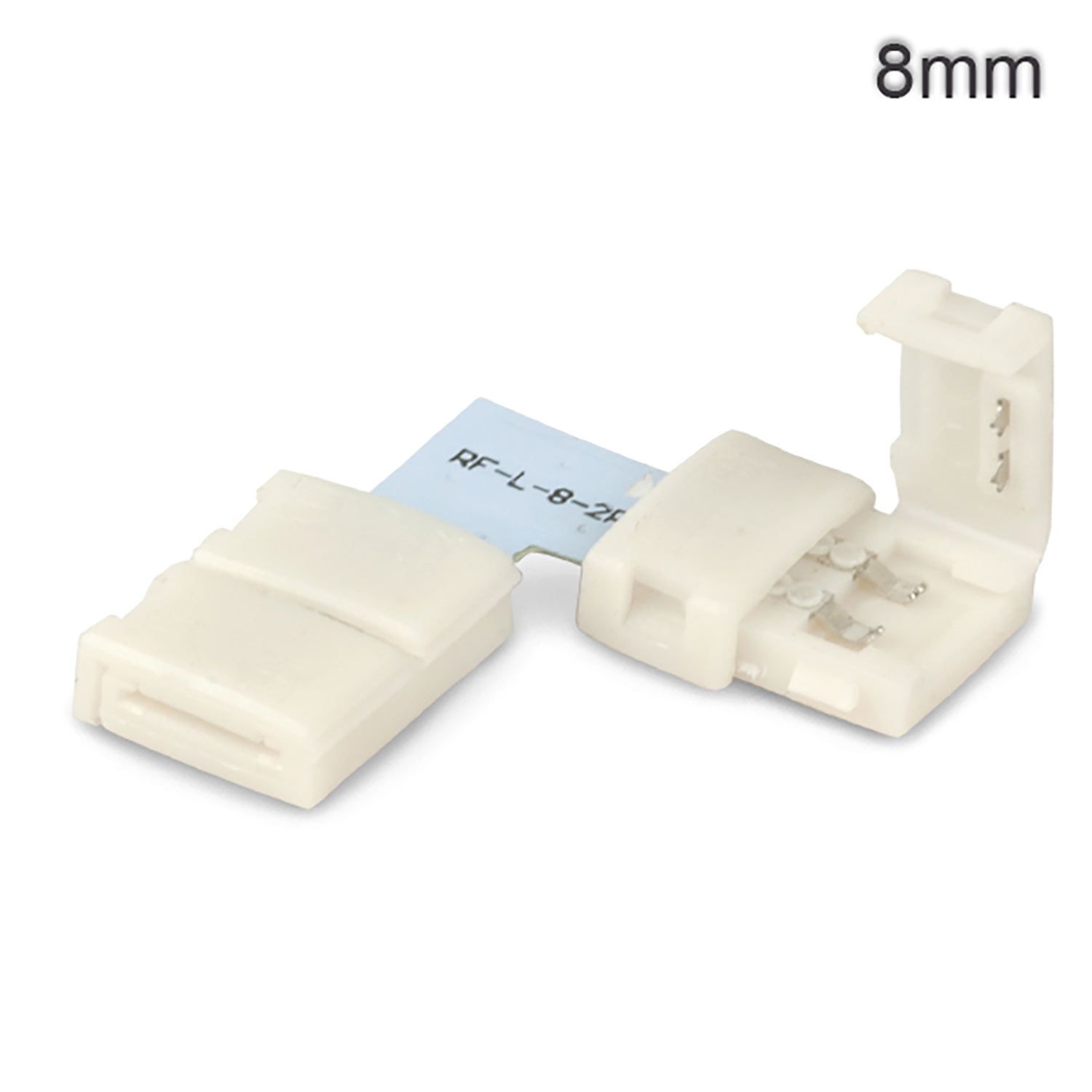 ISOLED Clip-Eck-Verbinder (max. 5A) C1-28 für 2-pol. IP20 Flexstripes mit Breite 8mm, Pitch >12mm - 1
