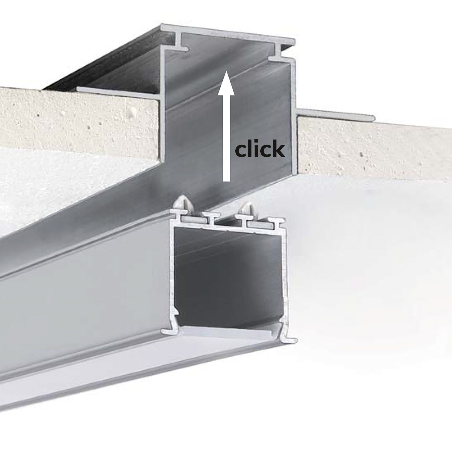 ISOLED Montageclip zu Installationskanal WING/CORNER22 - 2