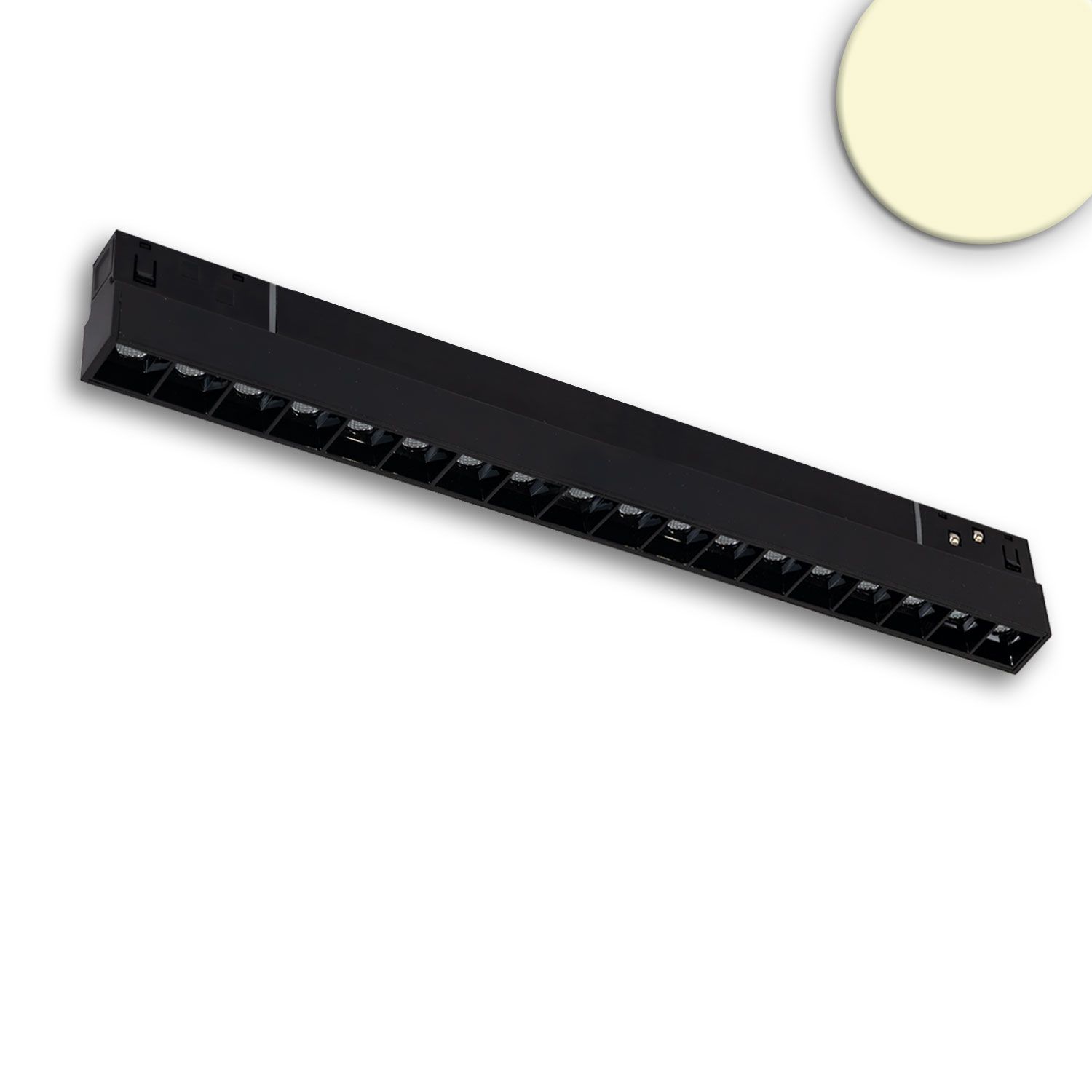 ISOLED Track48 Leuchte 32cm schwarz, 18W, 36°, UGR