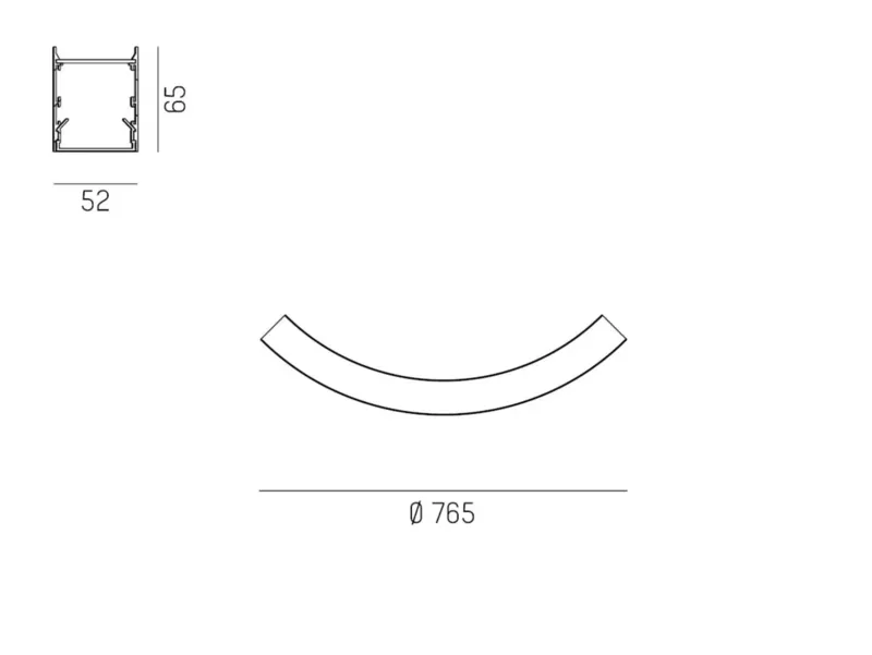 Molto Luce LOG 50 RING 90° SD (weiß) - 2