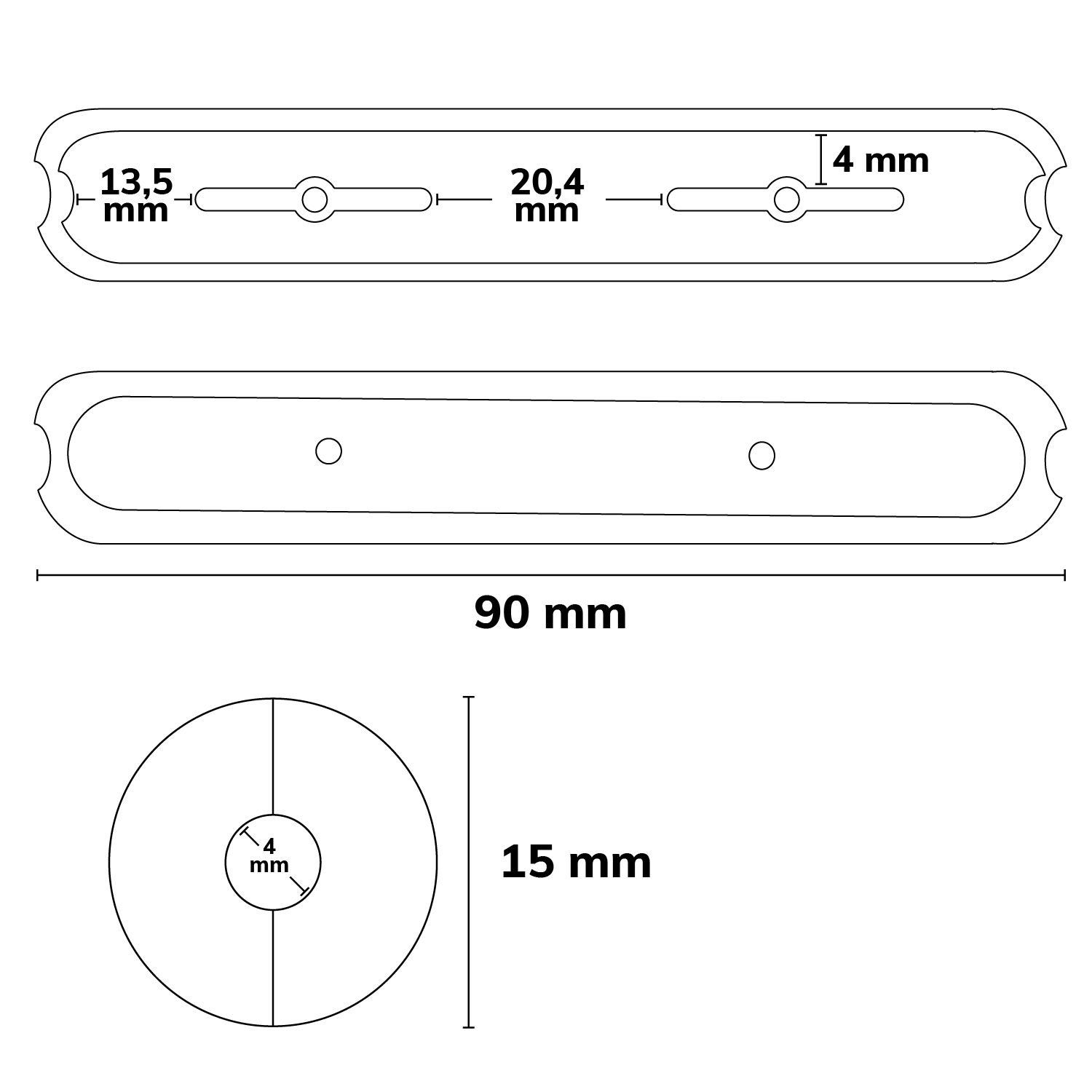 ISOLED Kabelhülse für Track48 Pendelleuchten, schwarz - 3