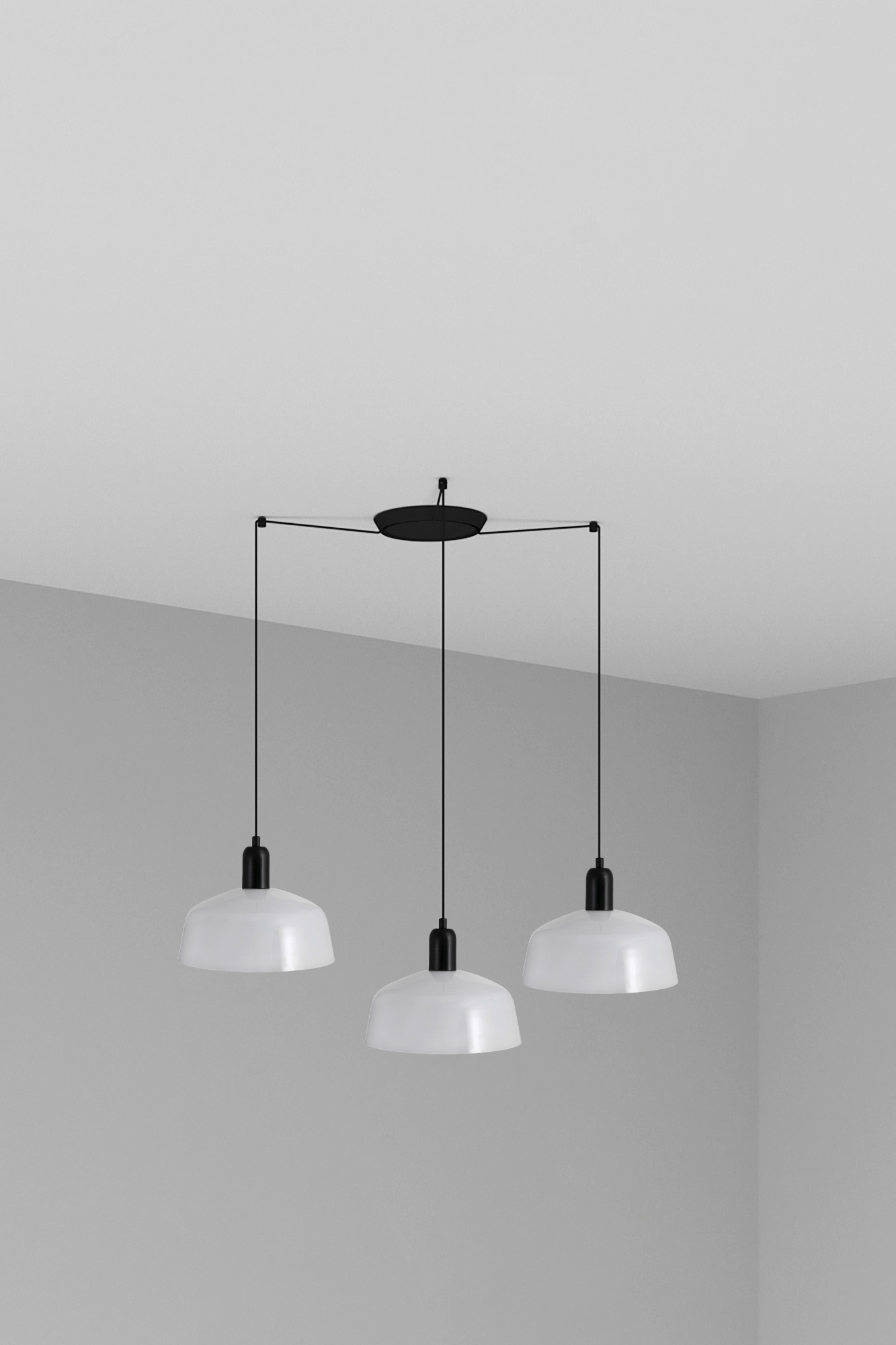 Faro TATAWIN M 3L Pendelleuchte Glas weiß Faro TATAWIN M 3L Pendelleuchte Glas weiß - 1