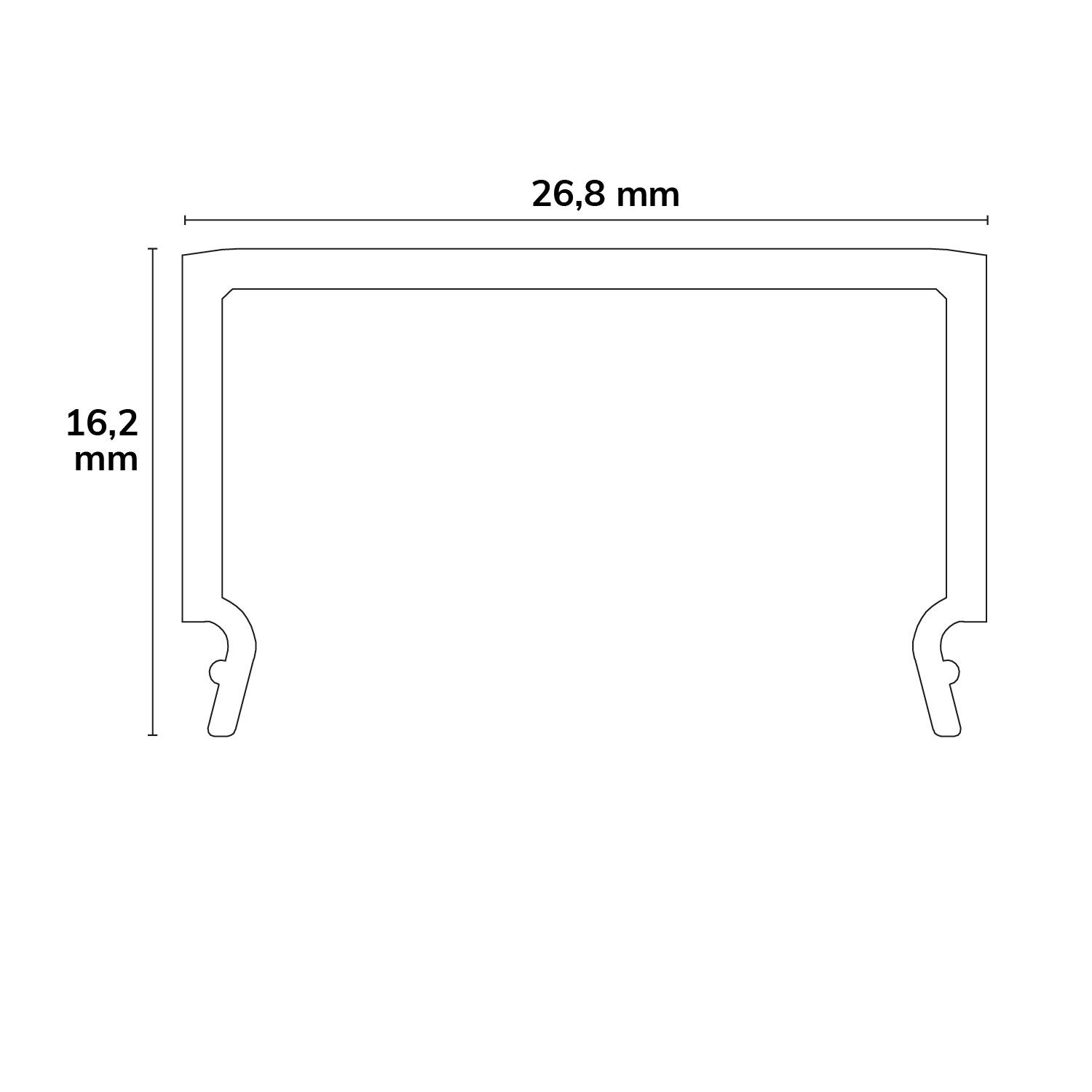 ISOLED Abdeckung COVER35 transparent 200cm für SURF20(FLAT)/ DIVE20(FLAT) - 2