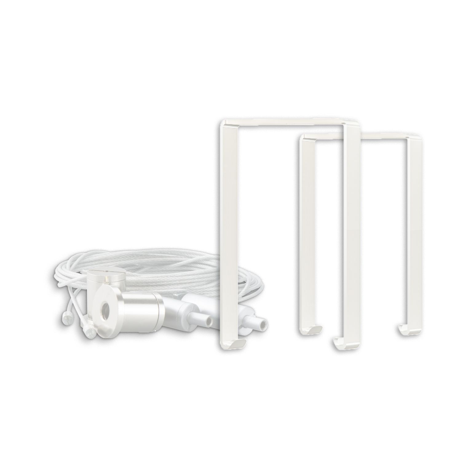 ISOLED Montagebügel Z65 für Leuchtenprofil HALON mit Seilabhängung, 2 STK, weiß ISOLED Montagebügel Z65 für Leuchtenprofil HALON mit Seilabhängung, 2 STK, weiß - 1