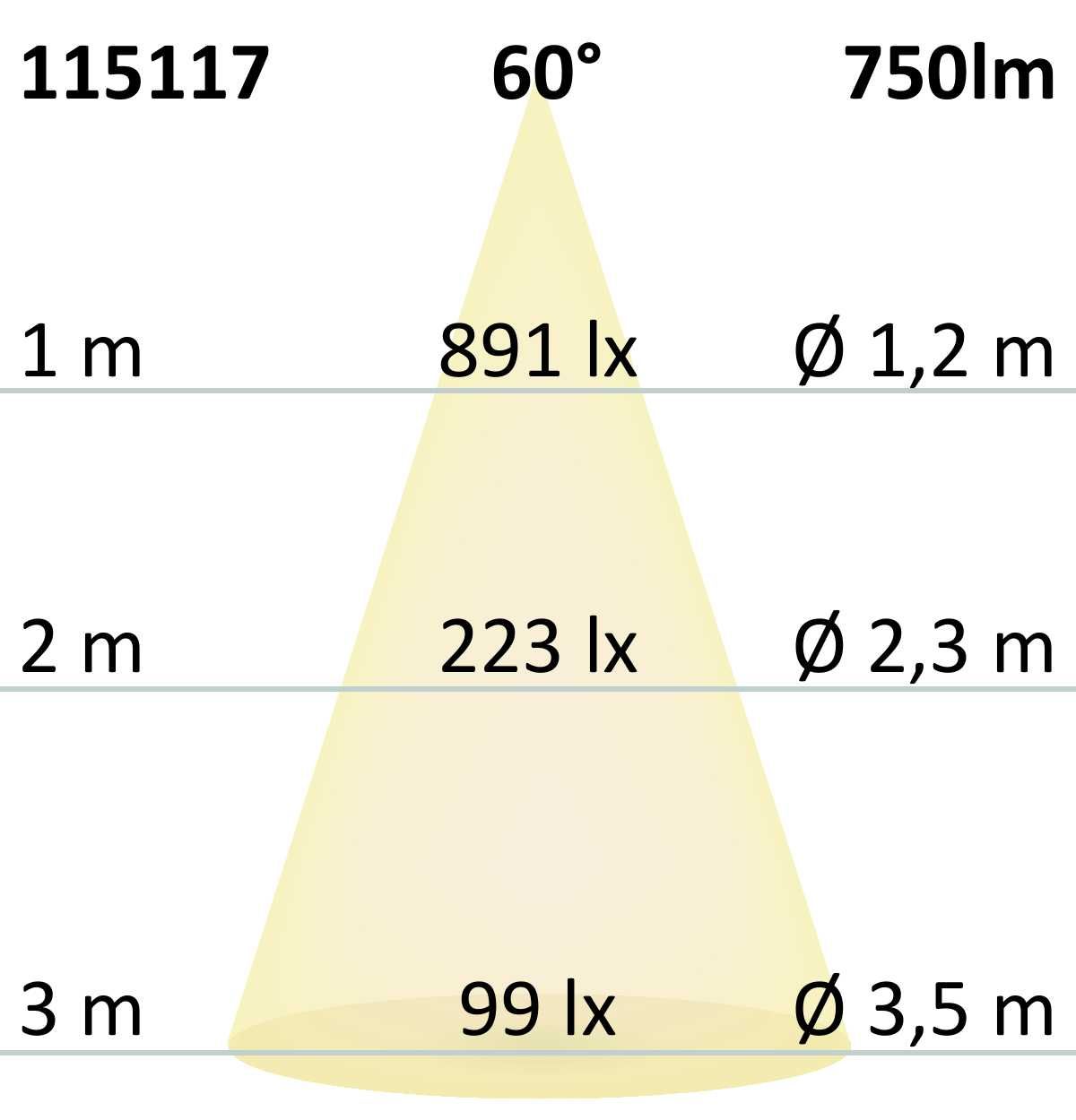 ISOLED LED Spot weißdynamisch GU10 8W, 3-polig, 24V DC, silber, 60°, 2700-5700K, CRI80 - 5
