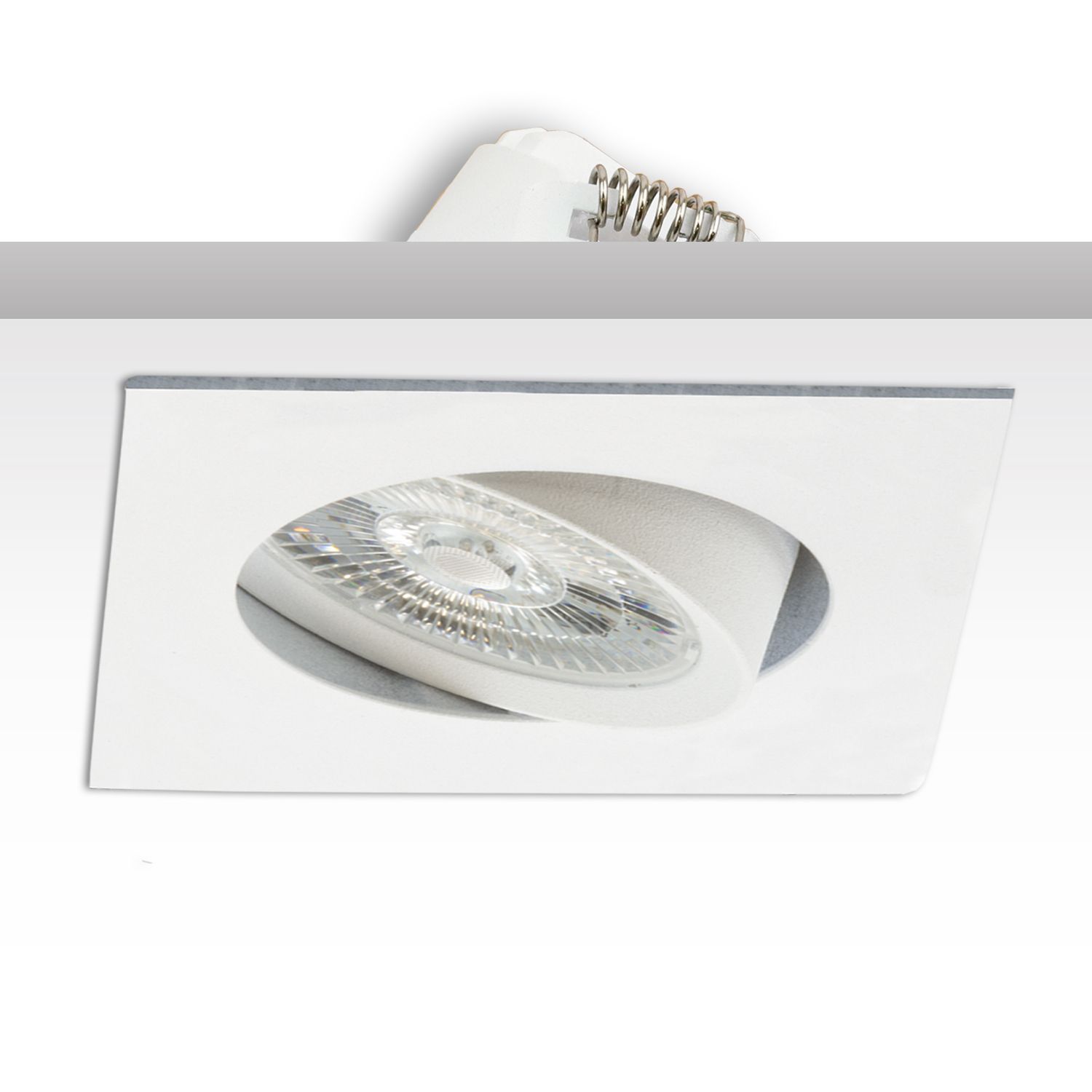 ISOLED LED Einbauleuchte Sunset Slim68 weiß, eckig, 9W, 1800-2800K, Dimm-to-warm - 2