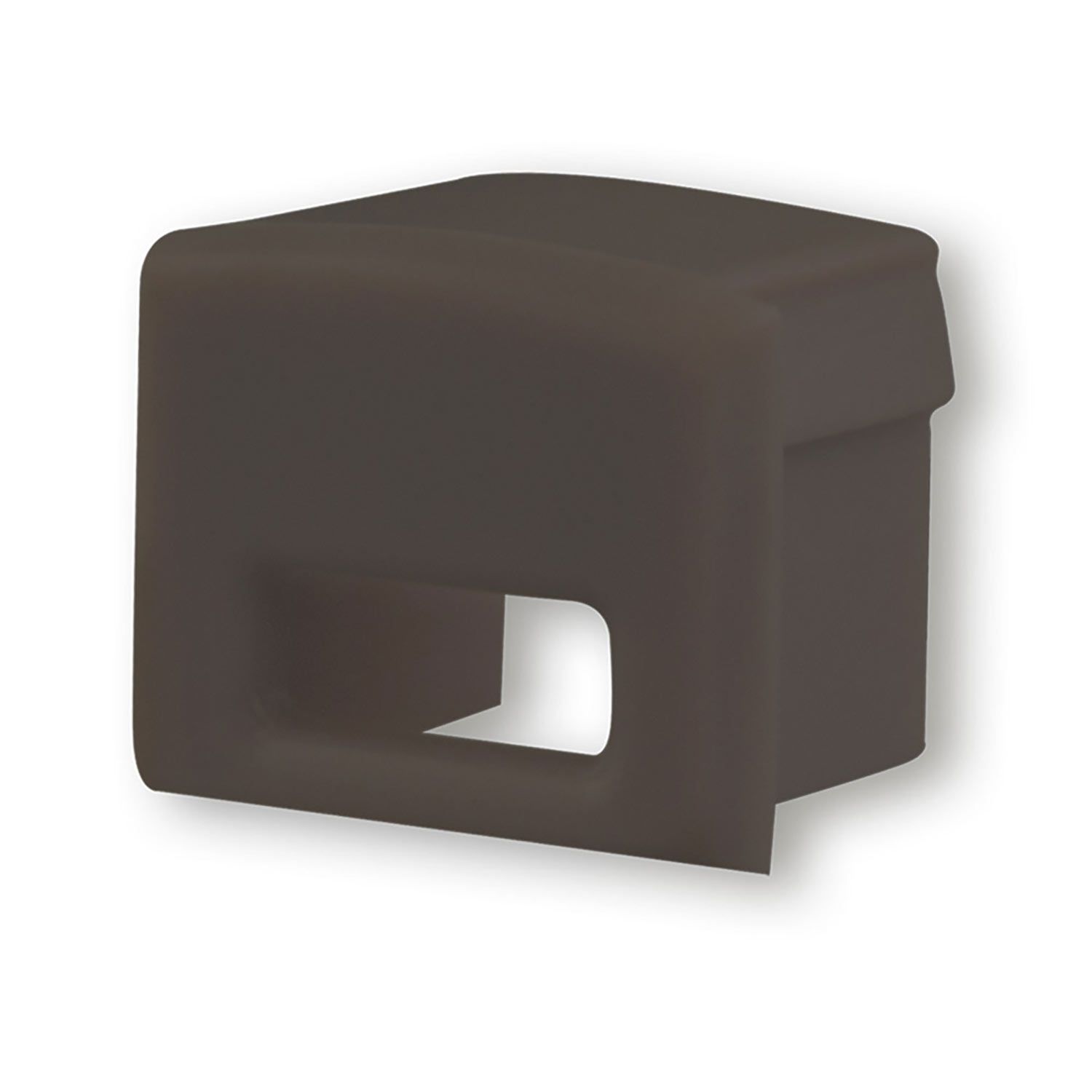ISOLED Endkappe EC5B schwarz für Profil SURF12 mit Kabeldurchführung, 1 STK ISOLED Endkappe EC5B schwarz für Profil SURF12 mit Kabeldurchführung, 1 STK - 1