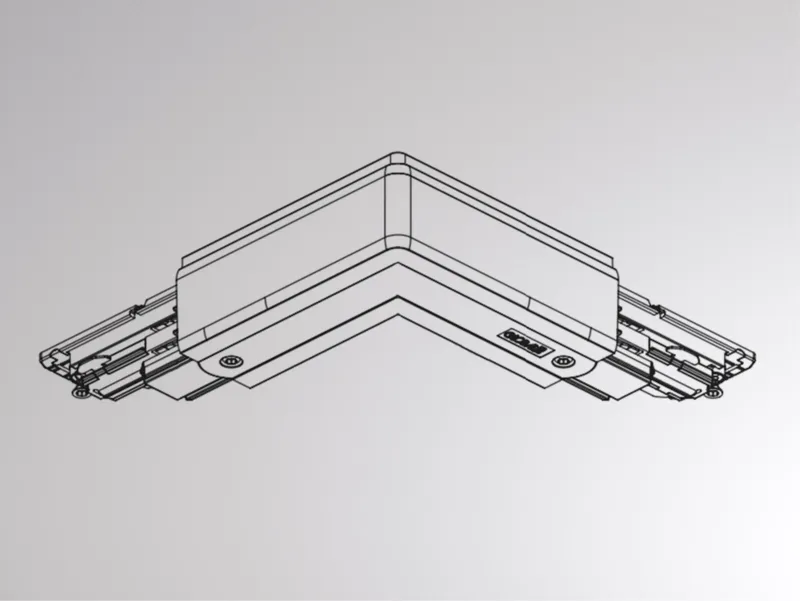 Molto Luce 3 PHASEN PULSE DALI L-VERBINDER (schwarz) - Produktbild 1