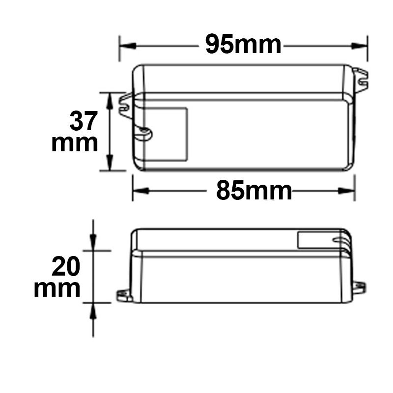 ISOLED PIR Bewegungsmelder mit Sensorkopf, Erfassung max. 3m, 230V, 500VA - 2