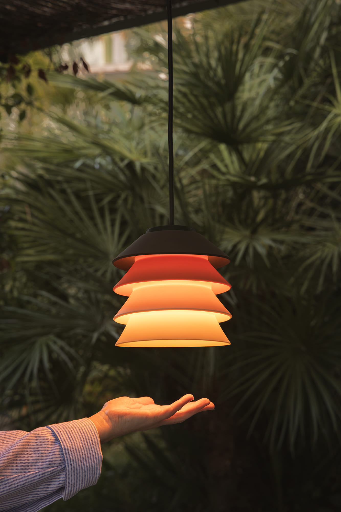 Faro TOBA Pendelleuchte mit Baldachin mehrfarbig - 3