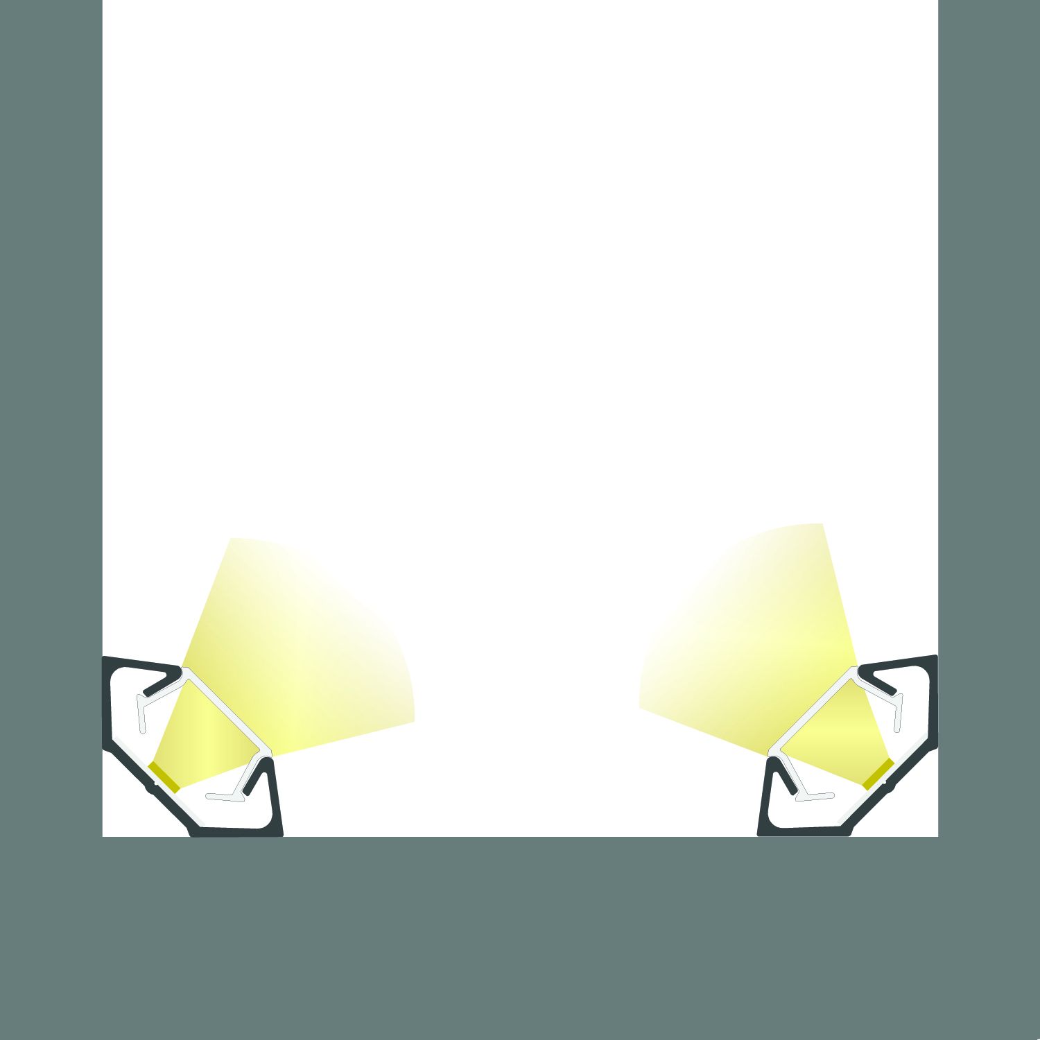 ISOLED LED Eckprofil CORNER11n Aluminium schwarz RAL9005, 200cm - 5