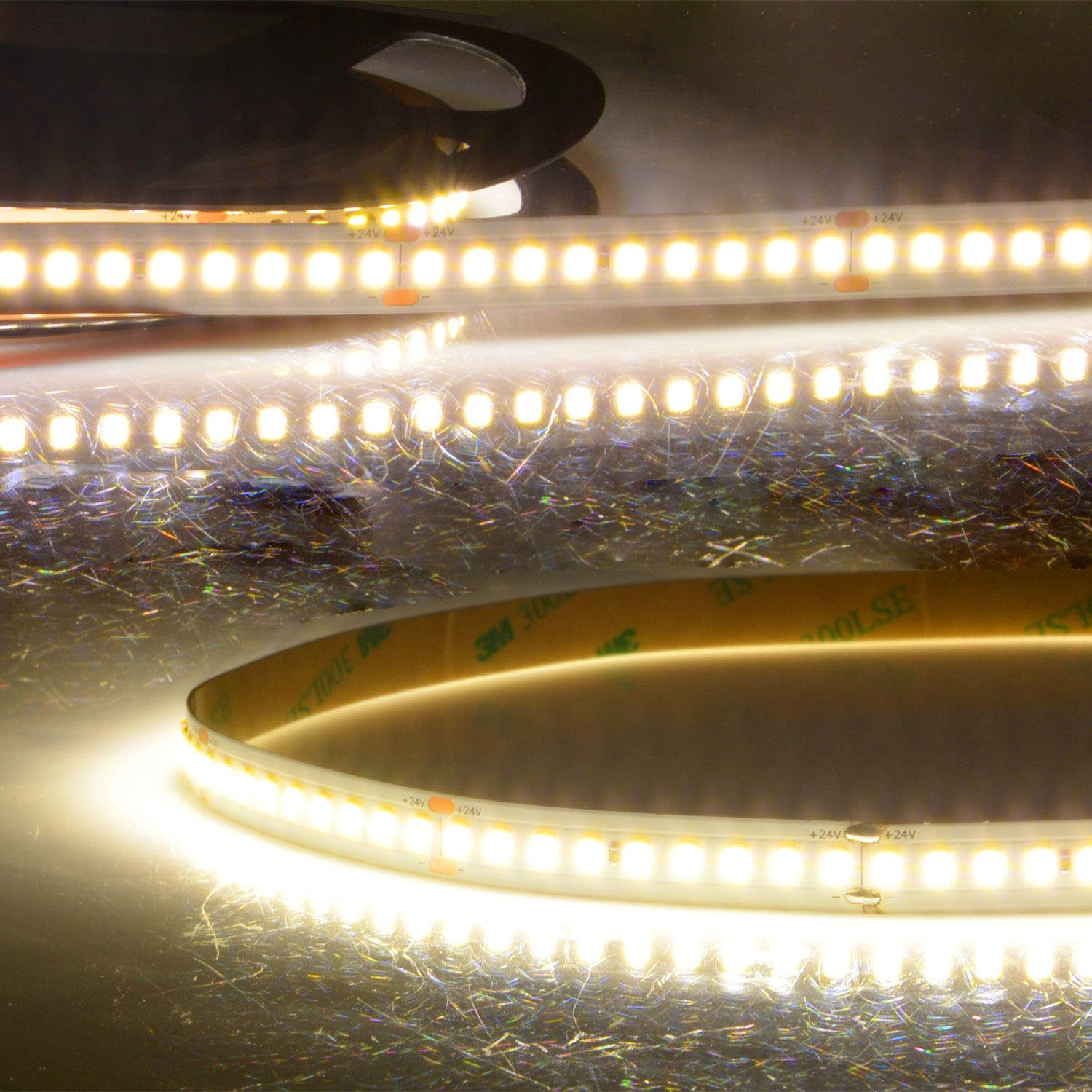 ISOLED LED HEQ830 Flexband 200 lm/W, 24V DC, 9W, IP20, 3000K, 5m Rolle, 180 LED/m - 1