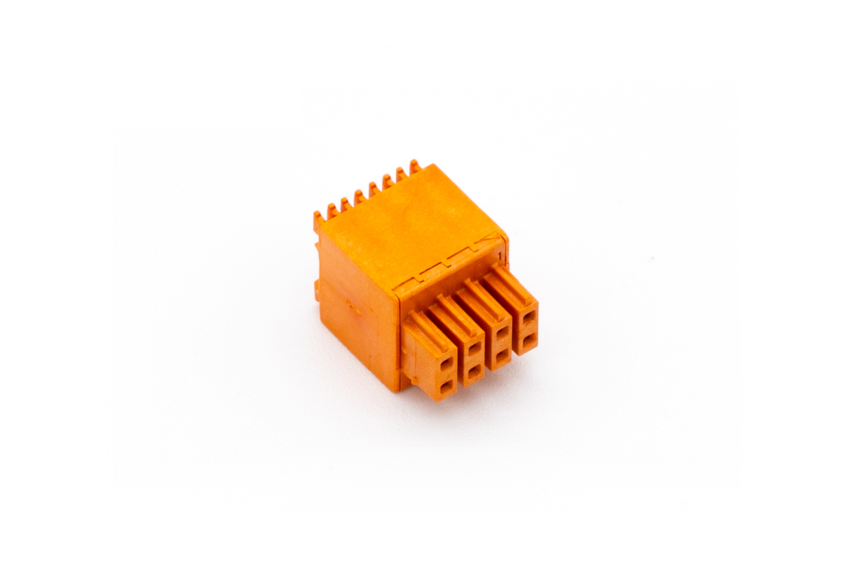 Loxone Push-Steckklemme Orange 2x4fach - Produktbild 1