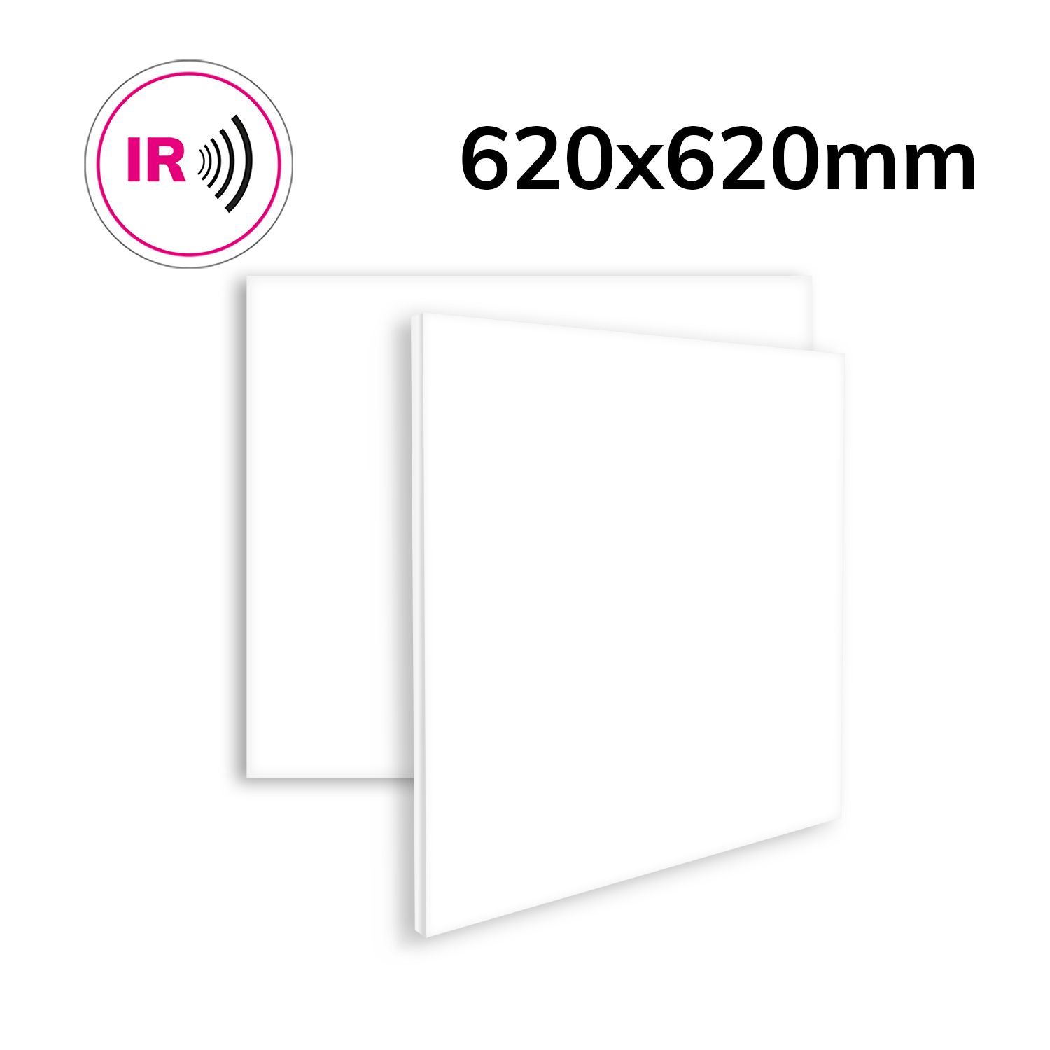 ISOLED Infrarot-Panel BEST STANDARD 620x620mm, 345W ISOLED Infrarot-Panel BEST STANDARD 620x620mm, 345W - 1