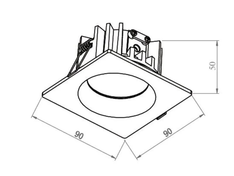 Molto Luce CHICCO SQUARE R (weiß) - Produktbild 2