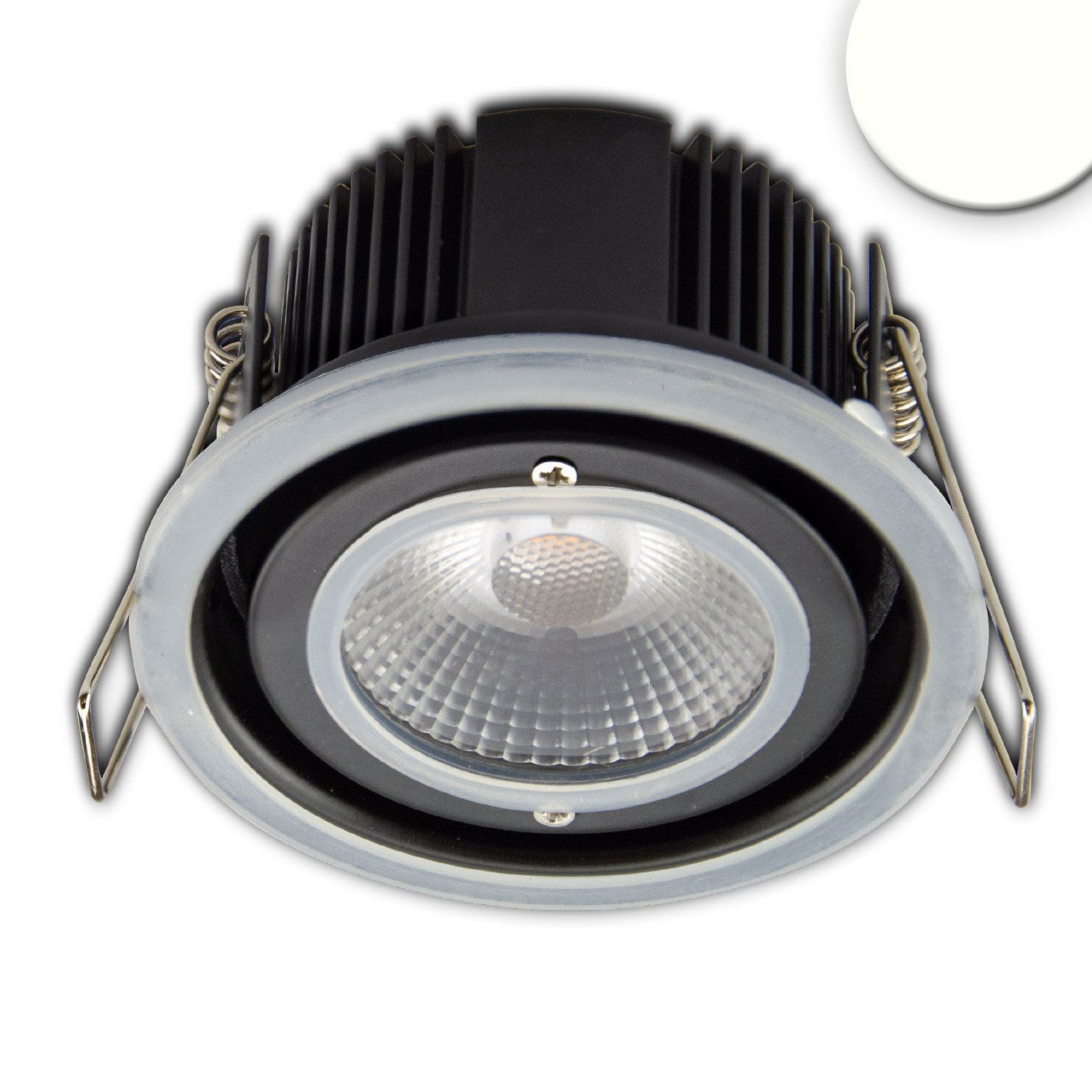 ISOLED LED Einbaustrahler Sys-68, 10W, IP65, neutralweiß, Push oder DALI-dimmbar (exkl. Cover) ISOLED LED Einbaustrahler Sys-68, 10W, IP65, neutralweiß, Push oder DALI-dimmbar (exkl. Cover) - 1