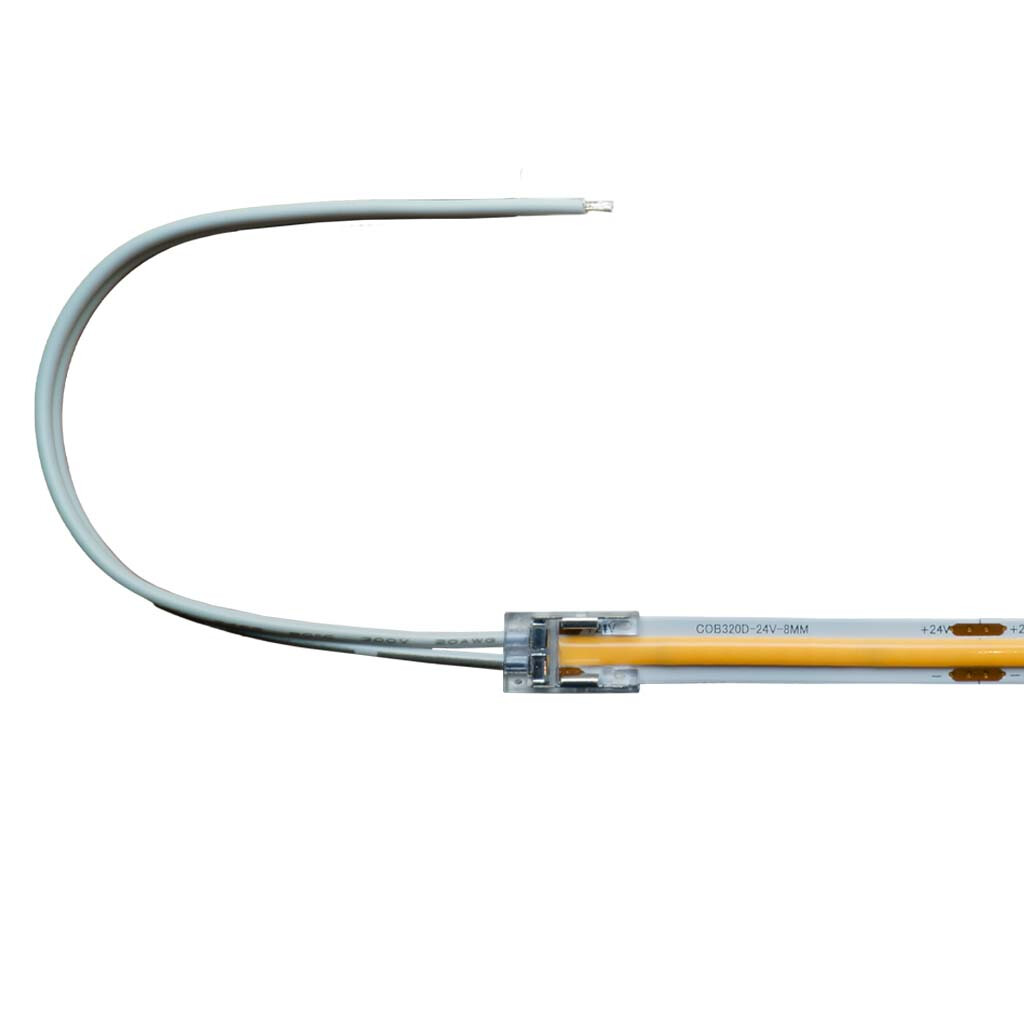 Emilum COB LED-Streifen 15cm-Anschlusskabel, 2-polig, 8mm - Produktbild 2