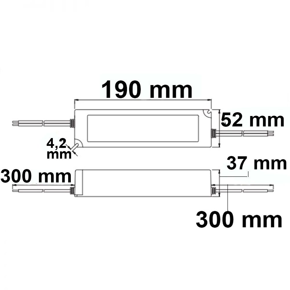 ISOLED LED Trafo 24V/DC, 0-100W, IP67 - 2
