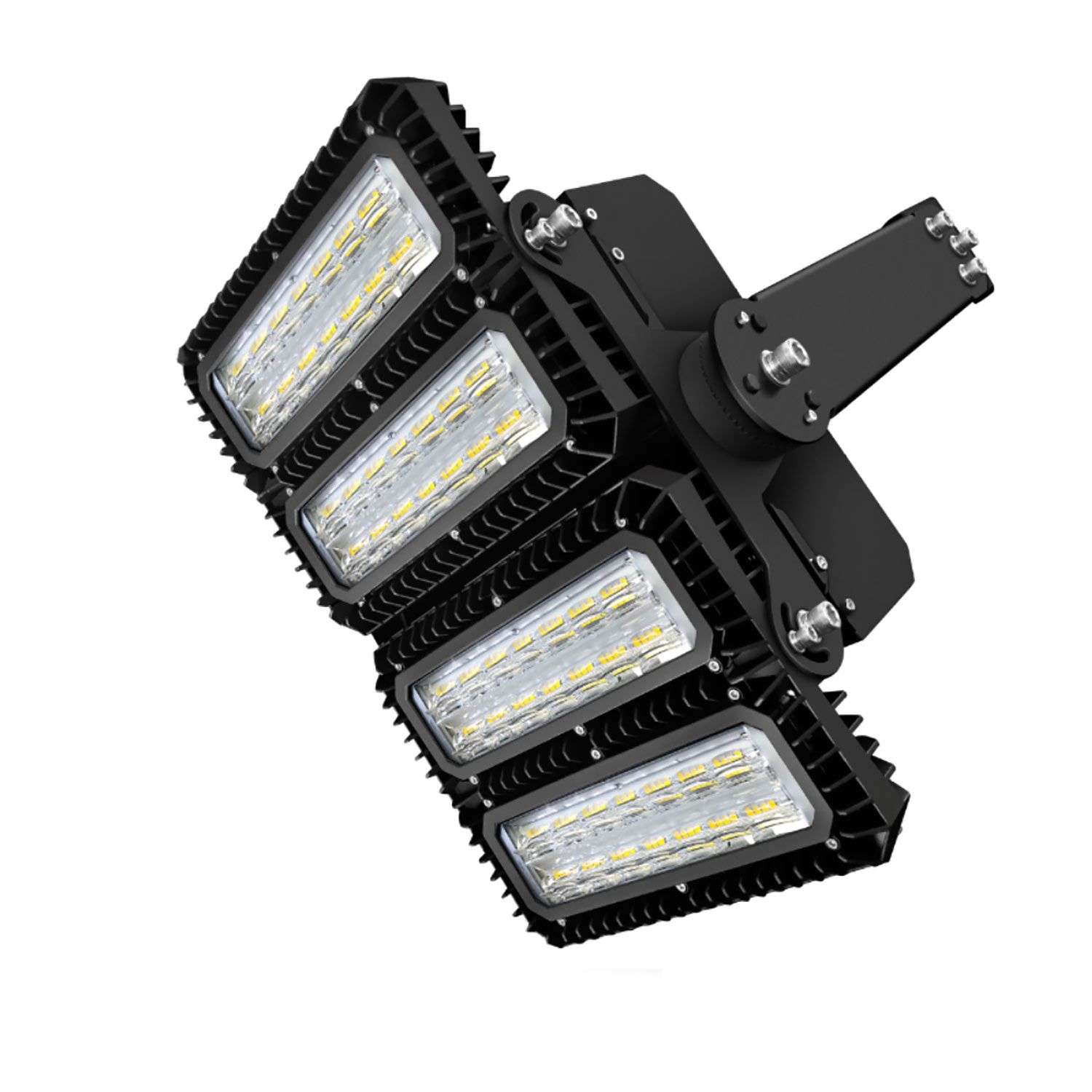 ISOLED LED Flutlichtanlage 450W, 130x25°, 2 Module (Lichtpunkte), DALI dimmbar, 4000K, IP66 - 1