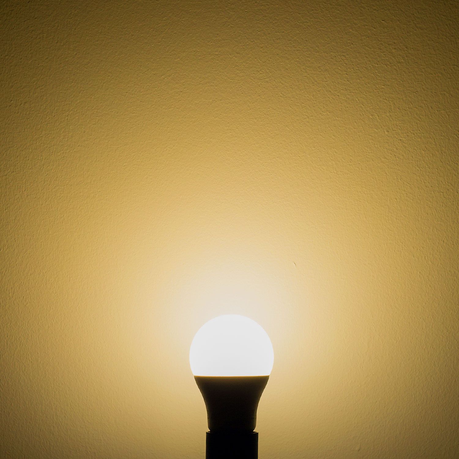 ISOLED Baufassung E27 SET mit Federklemme, Öse und LED bulb 9W, warmweiß - 4