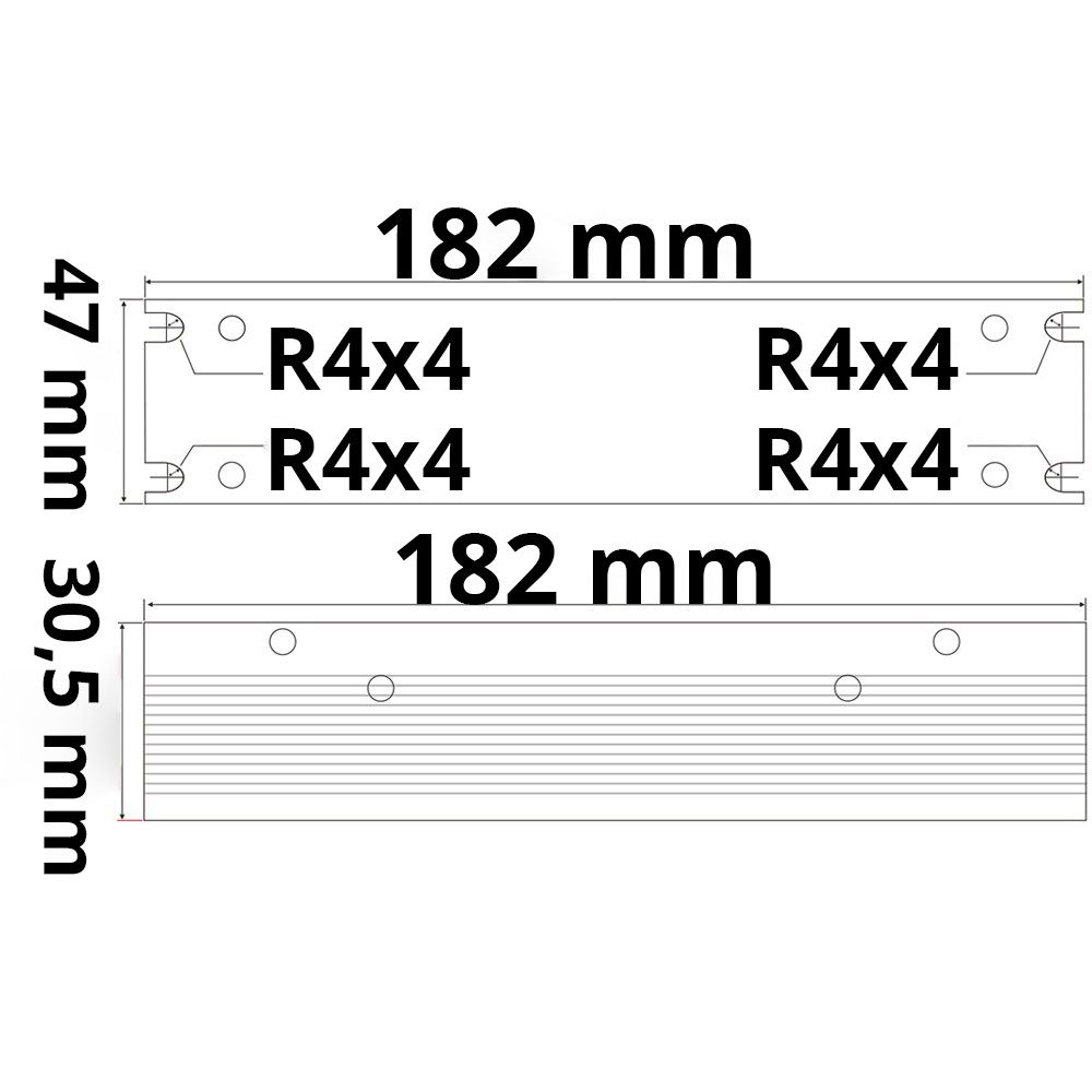 ISOLED LED Trafo 24V/DC, 0-60W, Gitter, flach - 2