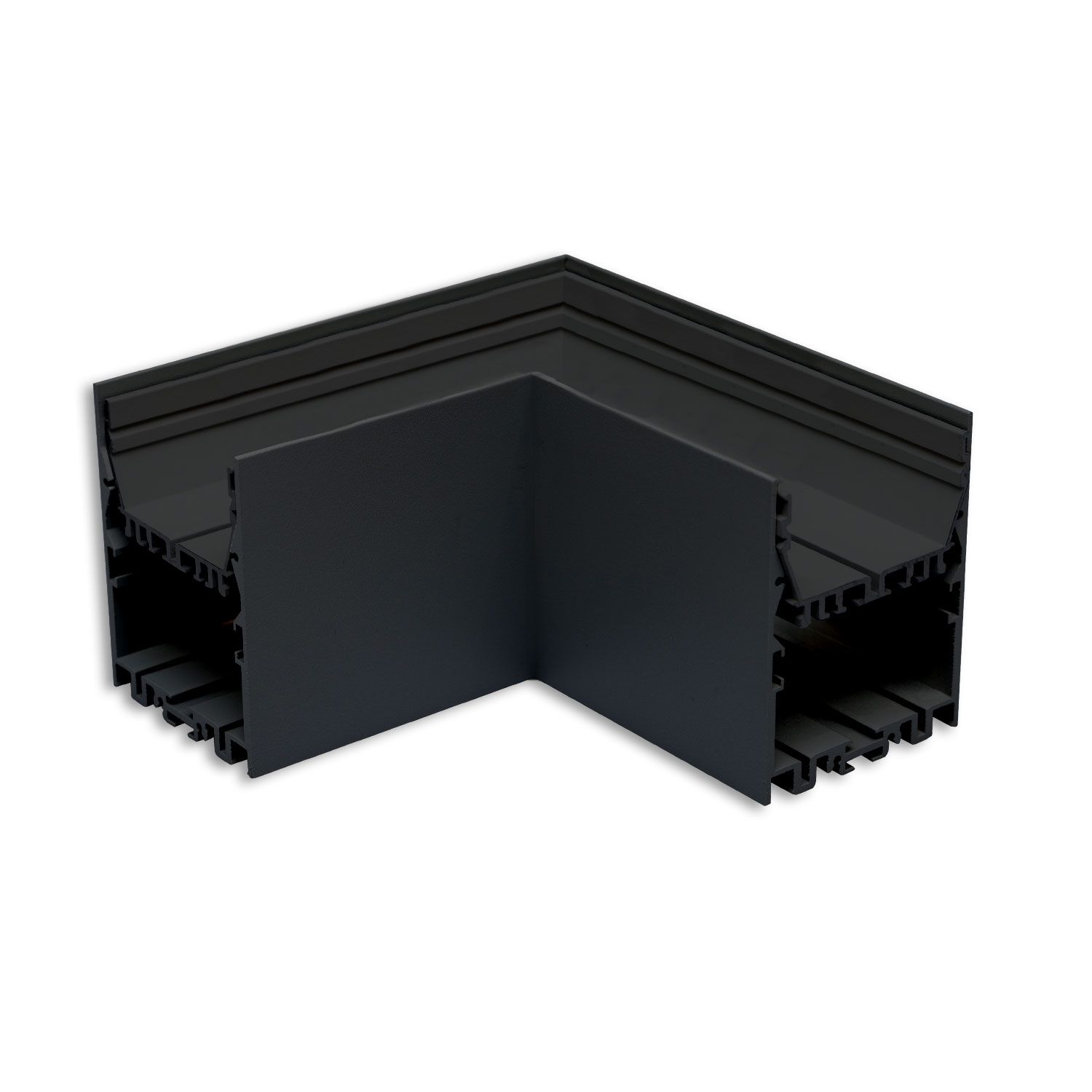 ISOLED LAMP40 90° Eck, geschweißt, 140x140mm, schwarz RAL 9005, exkl. Cover ISOLED LAMP40 90° Eck, geschweißt, 140x140mm, schwarz RAL 9005, exkl. Cover - 1