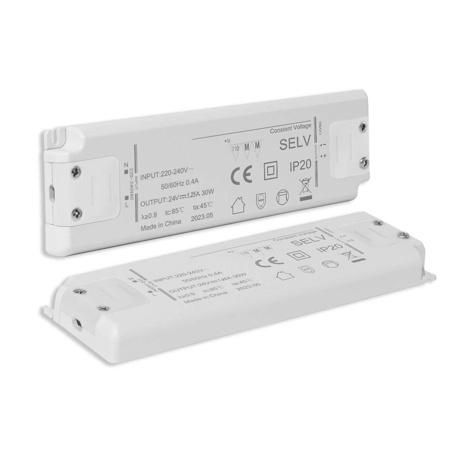 ISOLED LED Trafo 24V/DC, 0-30W, SELV, ultraflach ISOLED LED Trafo 24V/DC, 0-30W, SELV, ultraflach - 1