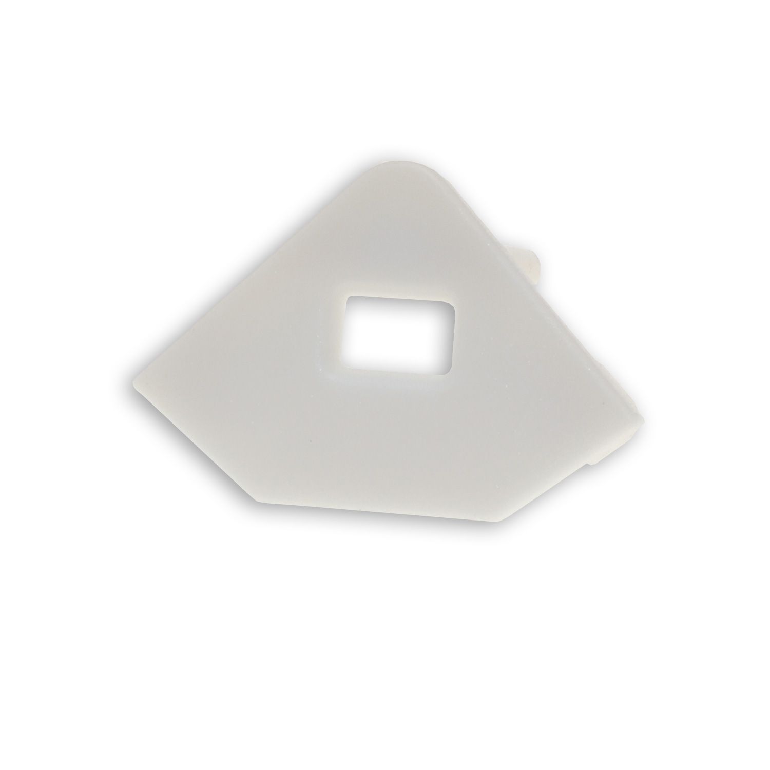 ISOLED Endkappe EC97 weiß für Profil CORNER11n mit Kabeldurchführung, 1 STK ISOLED Endkappe EC97 weiß für Profil CORNER11n mit Kabeldurchführung, 1 STK - 1
